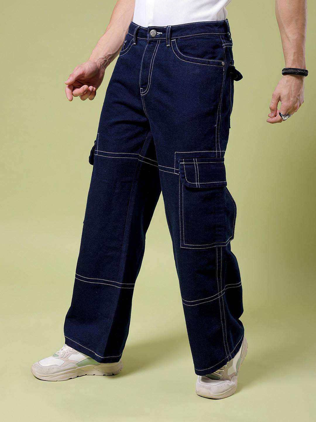 Shop Men Wide Leg Jeans Online.