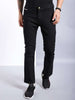 Men's Black Bootcut Solid Mid-Rise Stretchable Jeans