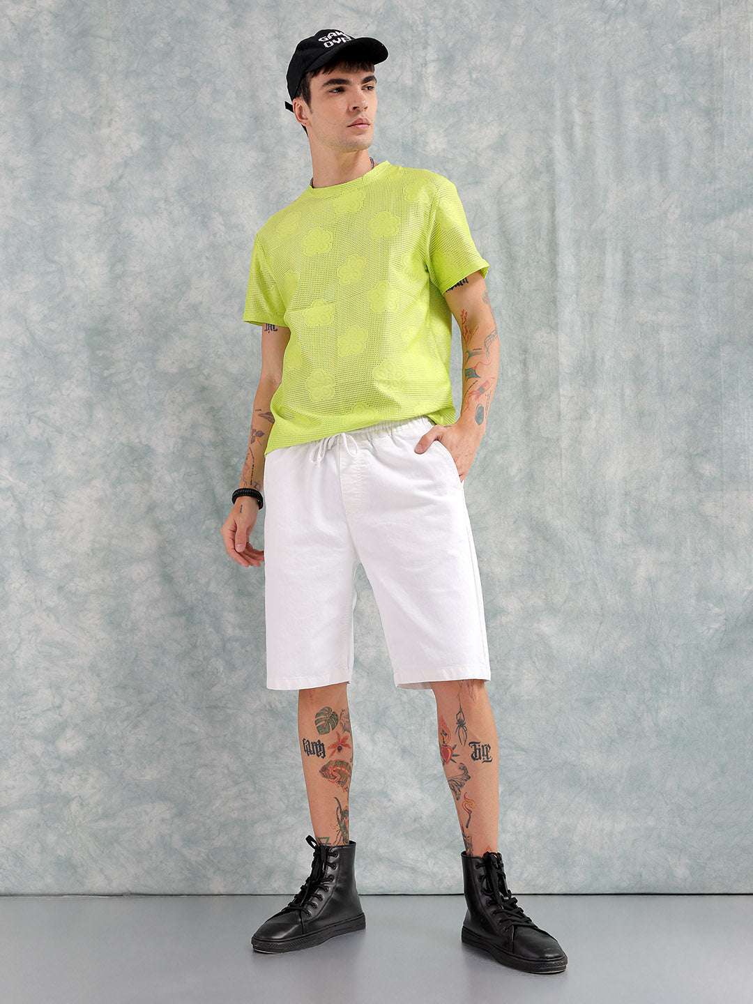 Shop Men Solid Shorts Online.