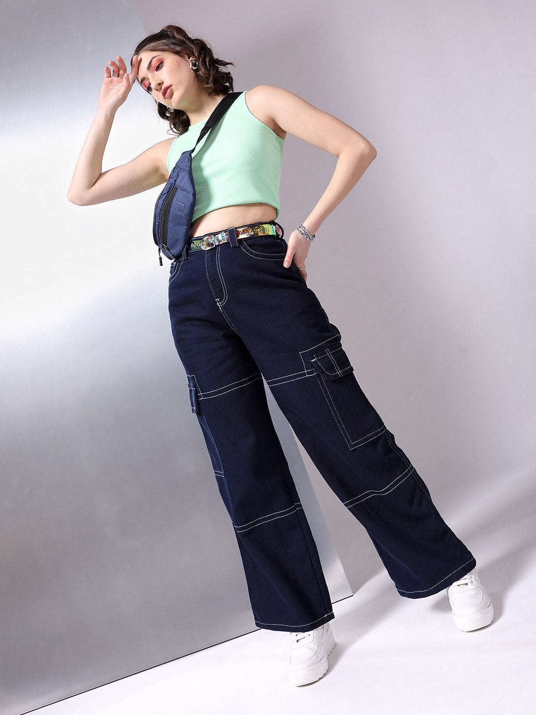 Shop Women Relaxed Fit Jeans Online.