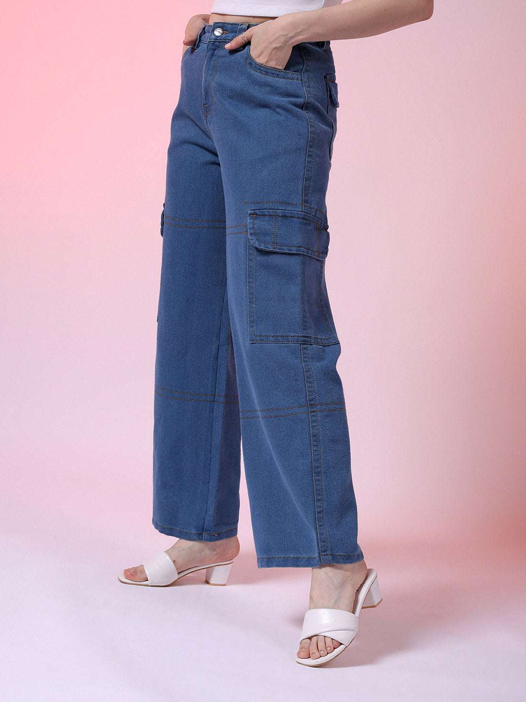 Shop Women Relaxed Fit Jeans Online.