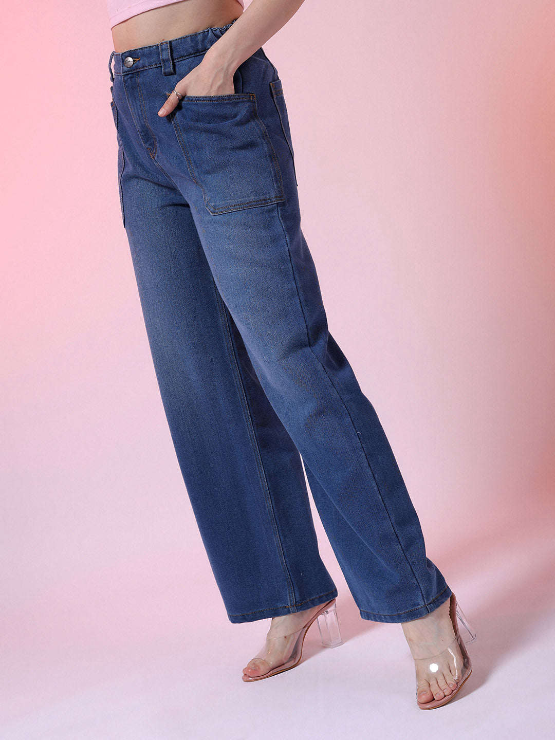 Shop Women Relaxed Fit Jeans Online.