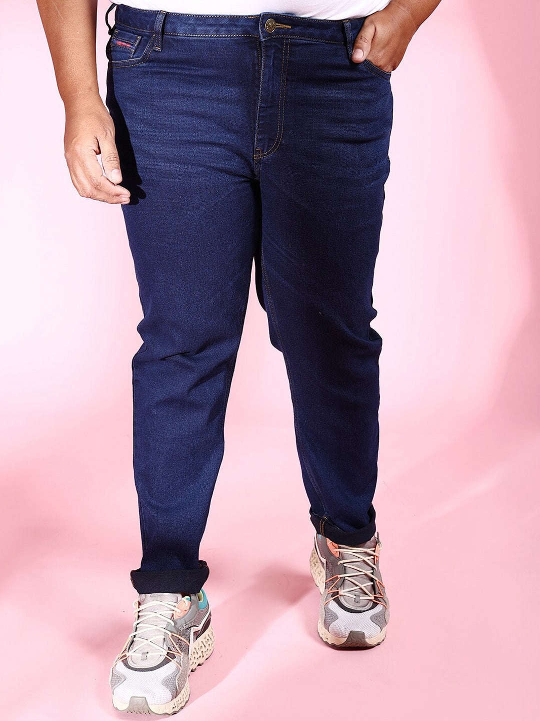 Shop Men Plus Size Slim Fit Jeans Online.