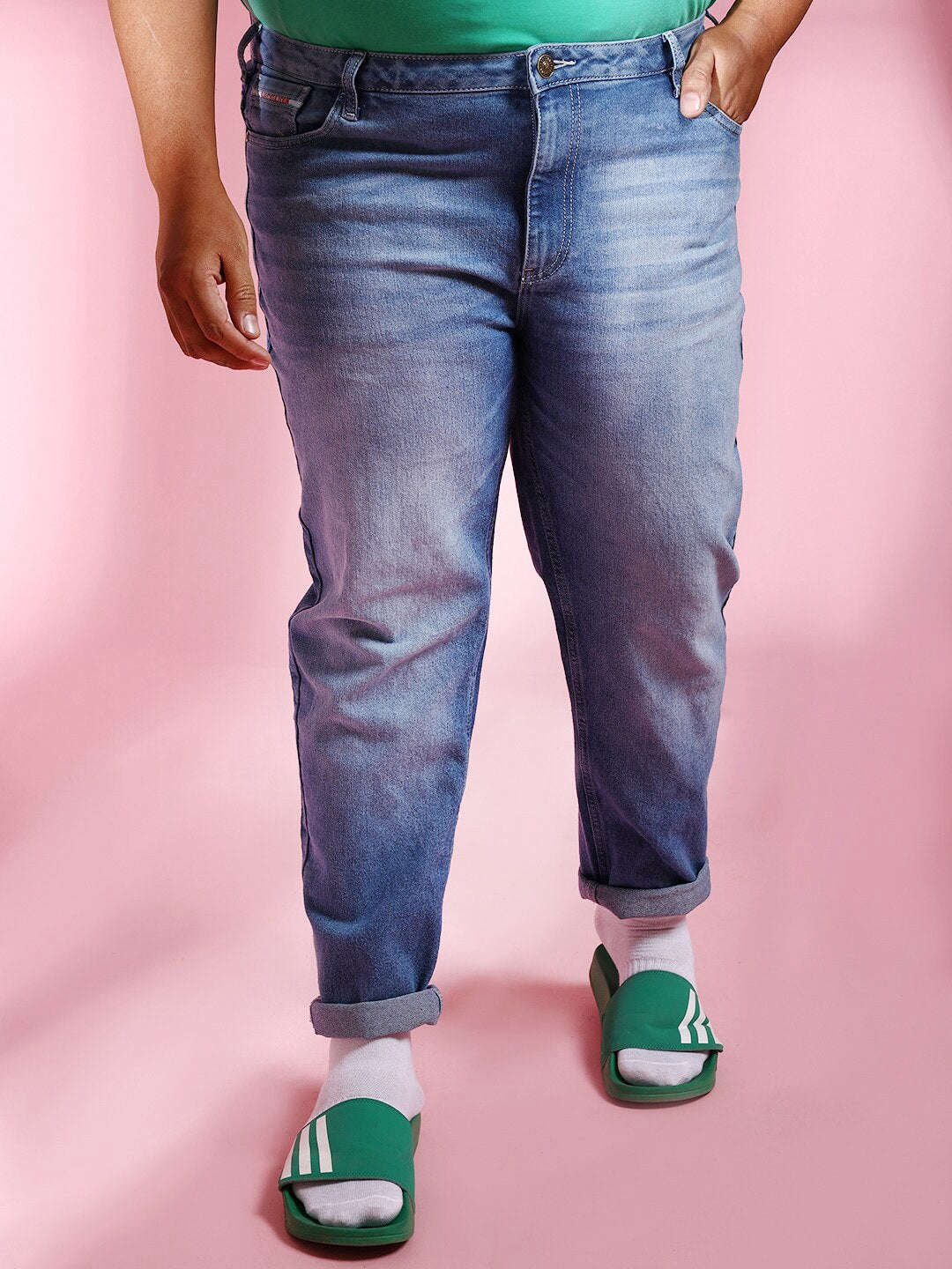 Shop Men Plus Size Slim Fit Jeans Online.