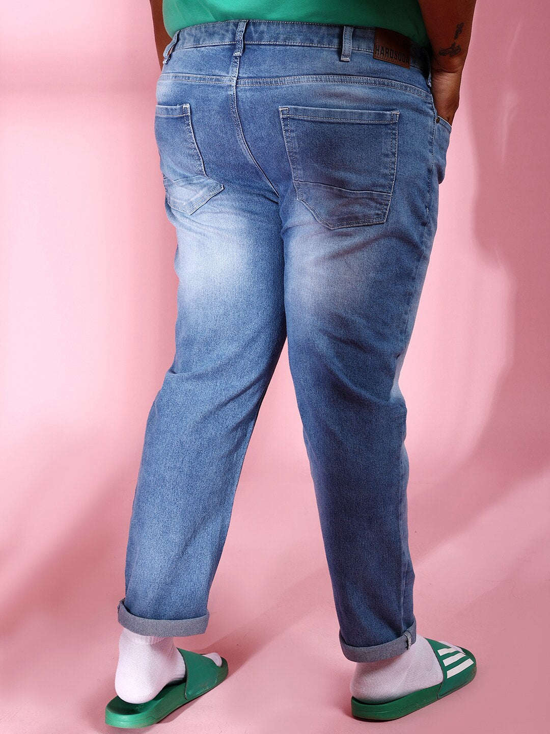 Shop Men Plus Size Slim Fit Jeans Online.