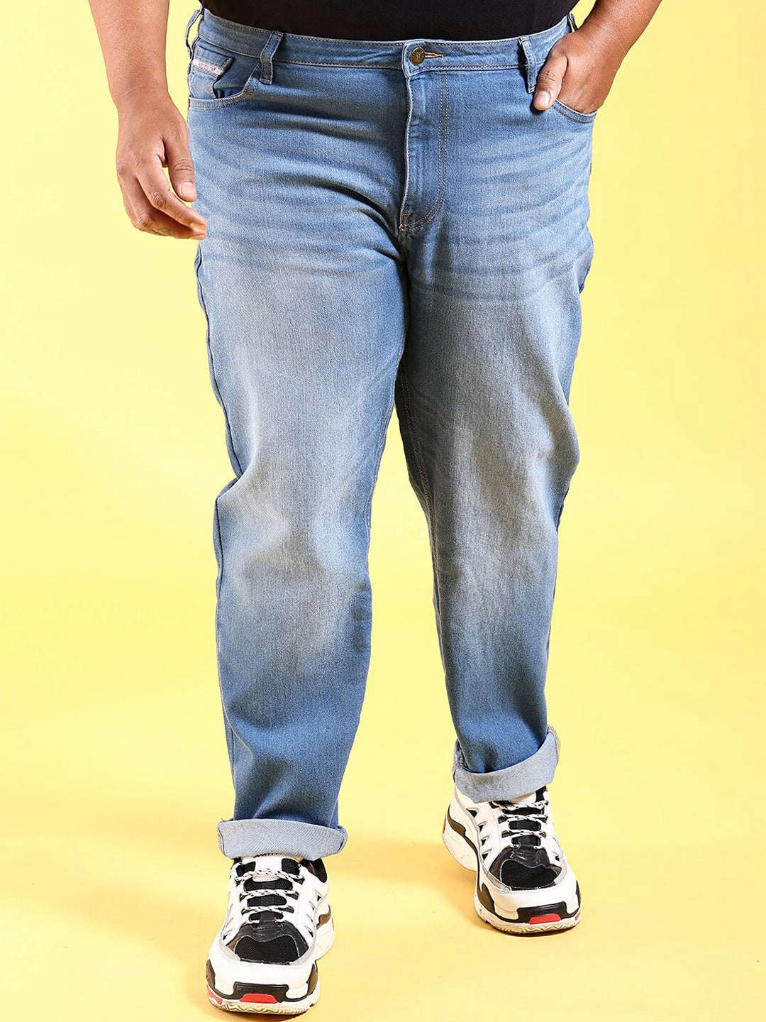 Shop Men Plus Size Slim Fit Jeans Online.