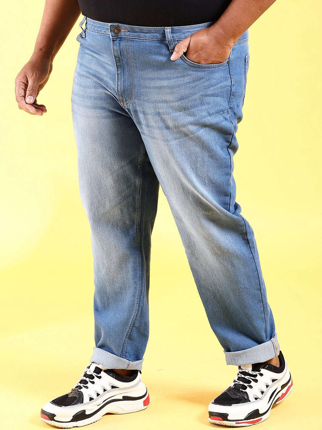 Shop Men Plus Size Slim Fit Jeans Online.