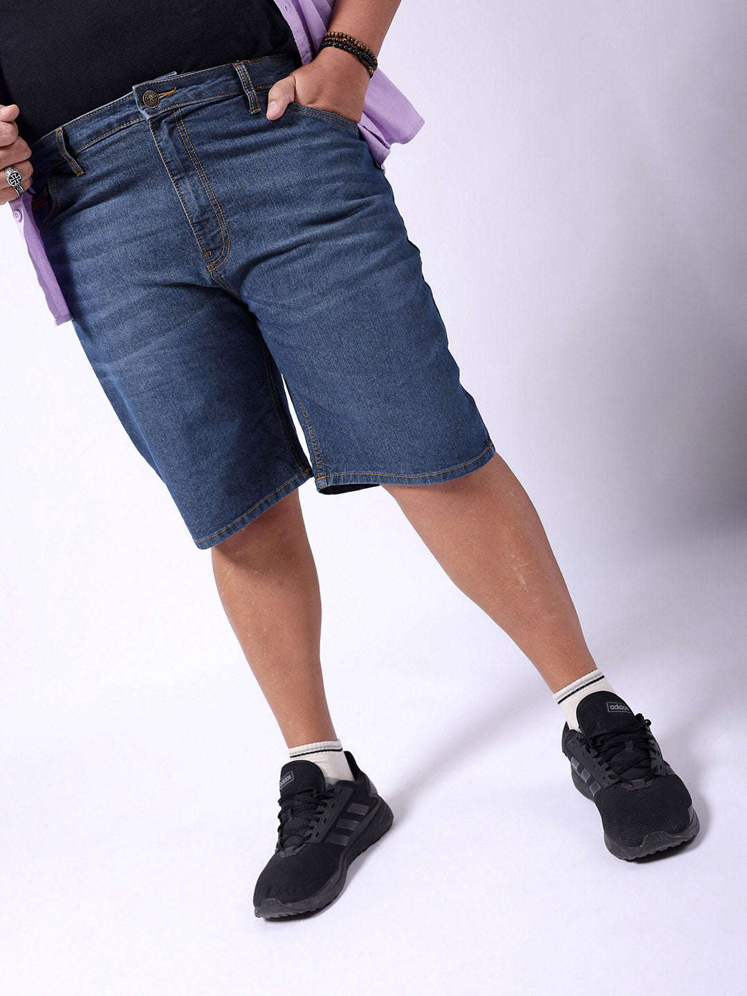 Shop Men Solid Shorts Online.