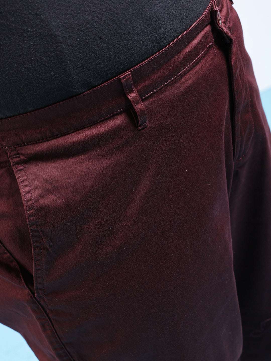 Shop Men Solid Trouser Online.