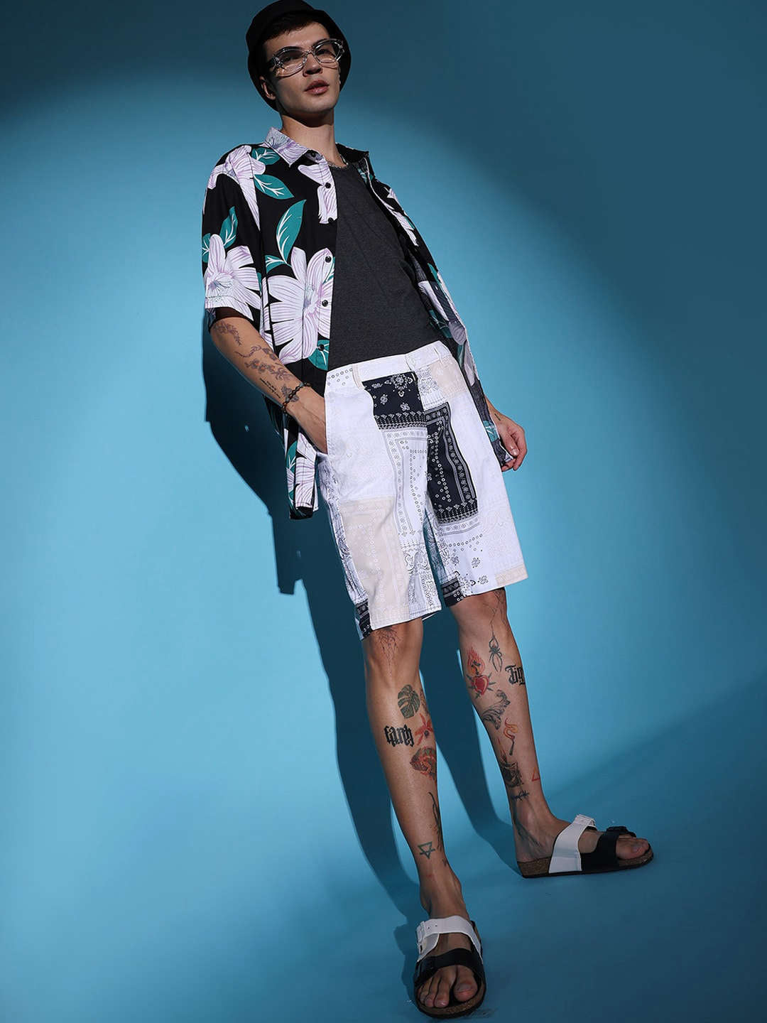 Shop Men Printed Shorts Online.