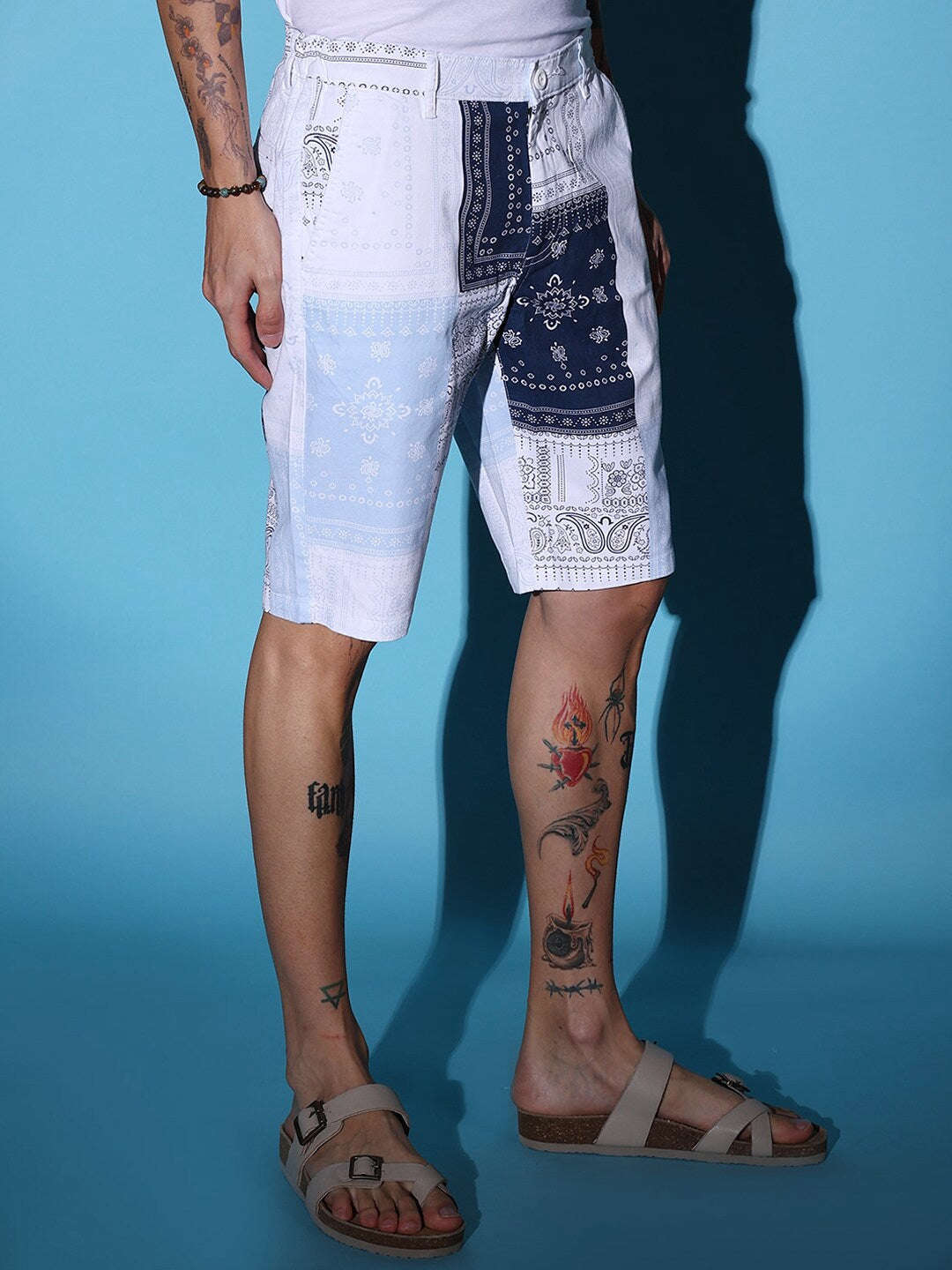 Shop Men Printed Shorts Online.