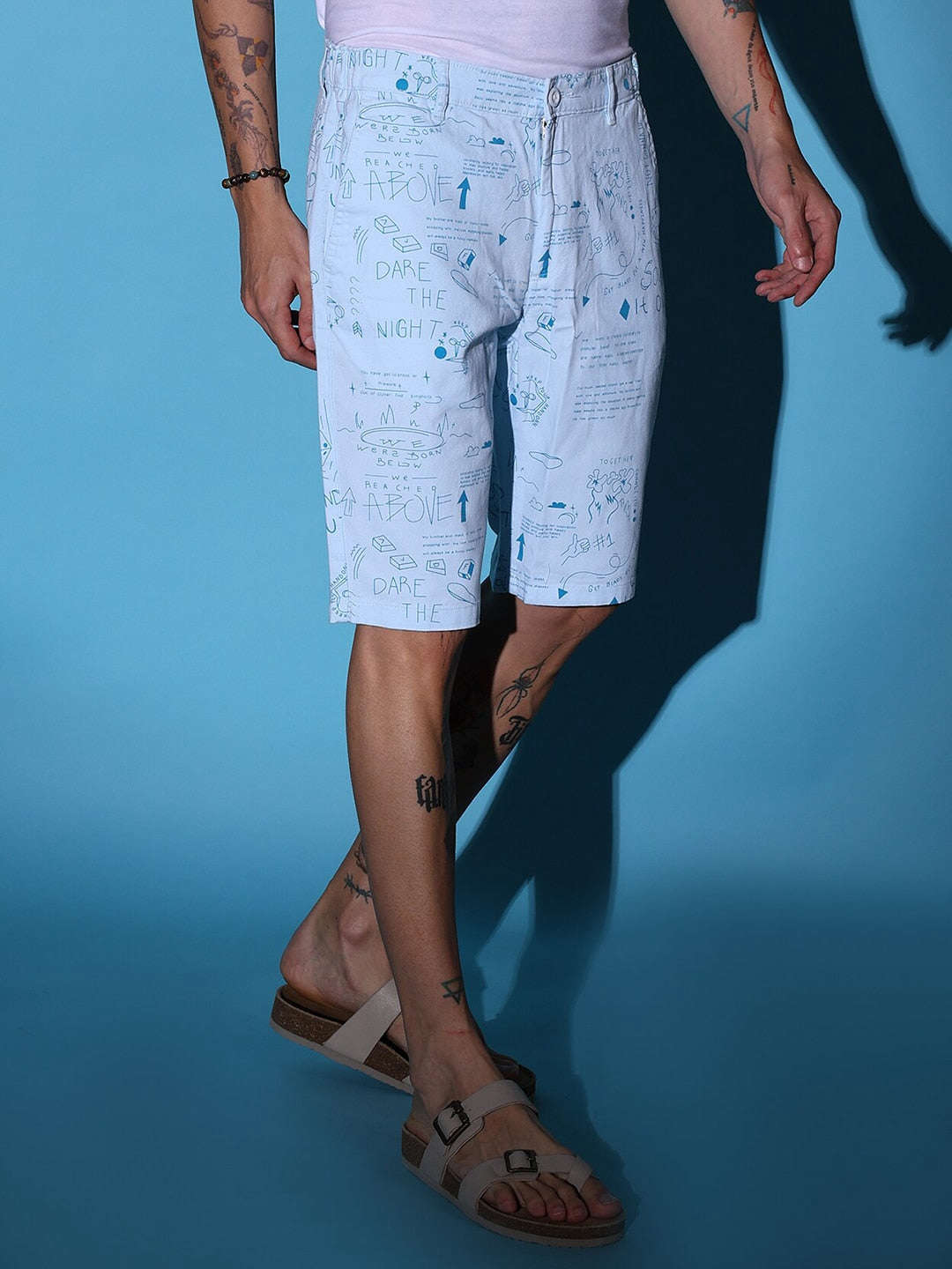 Shop Men Printed Shorts Online.