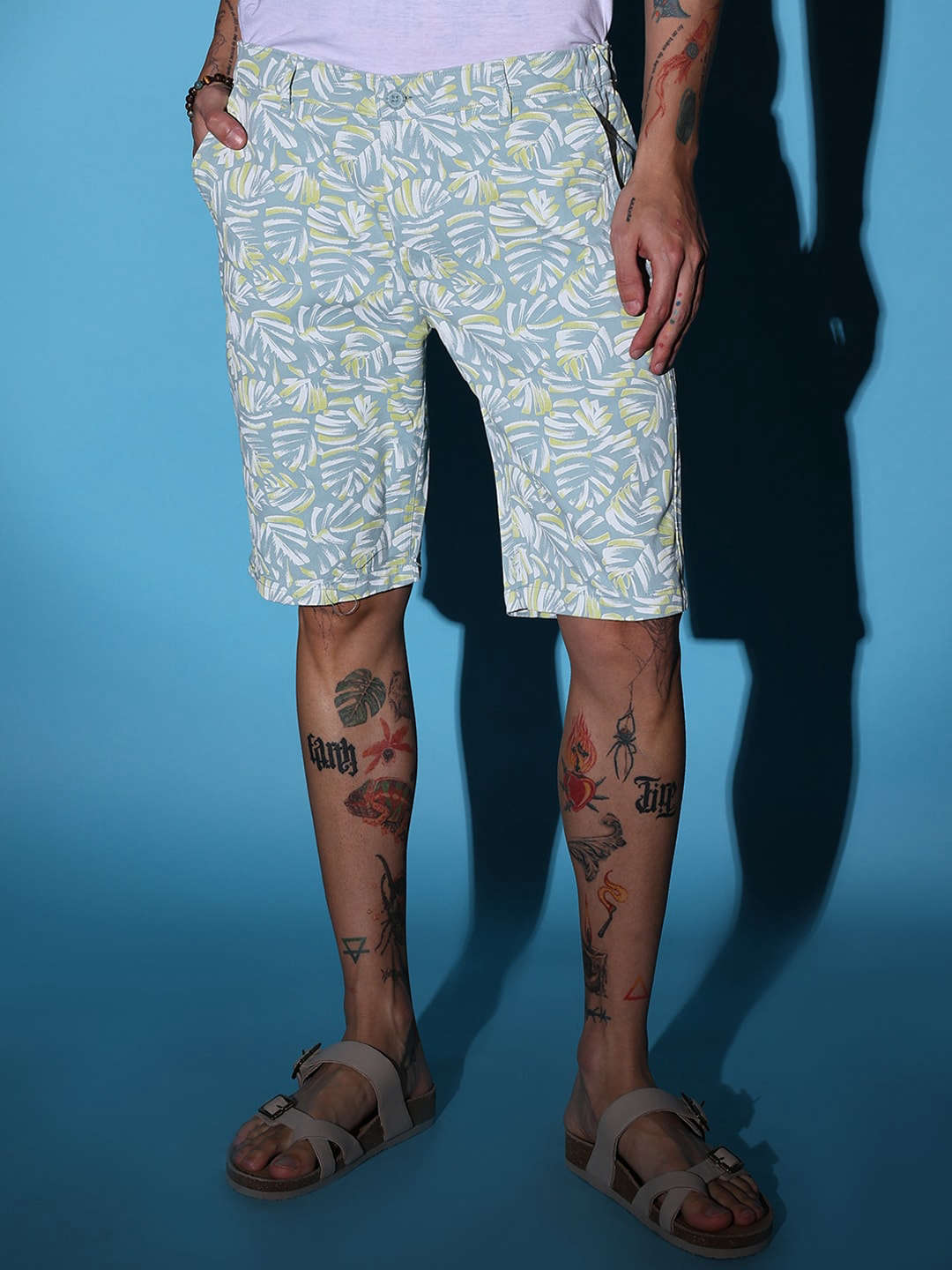 Shop Men Printed Shorts Online.