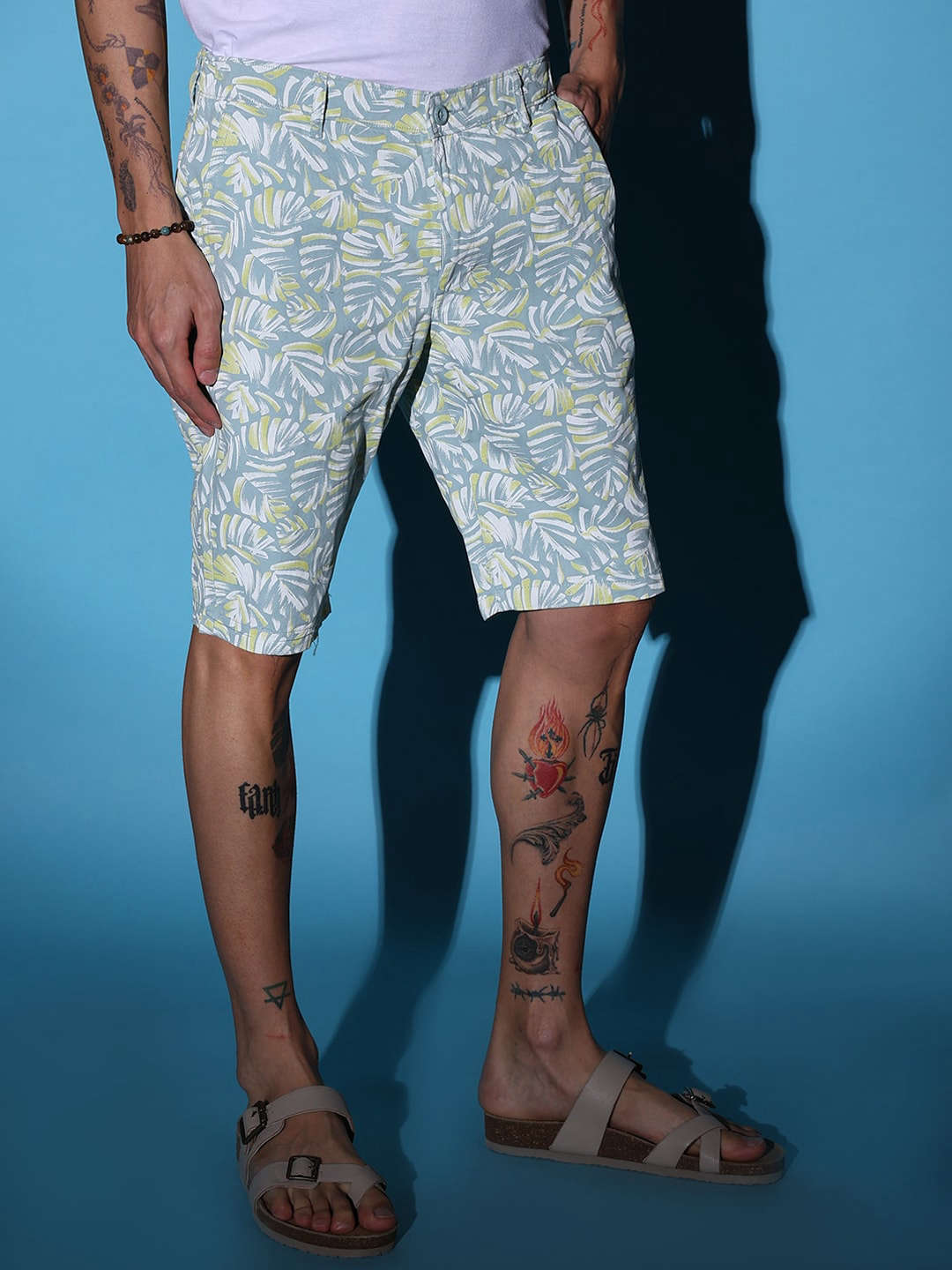 Shop Men Printed Shorts Online.