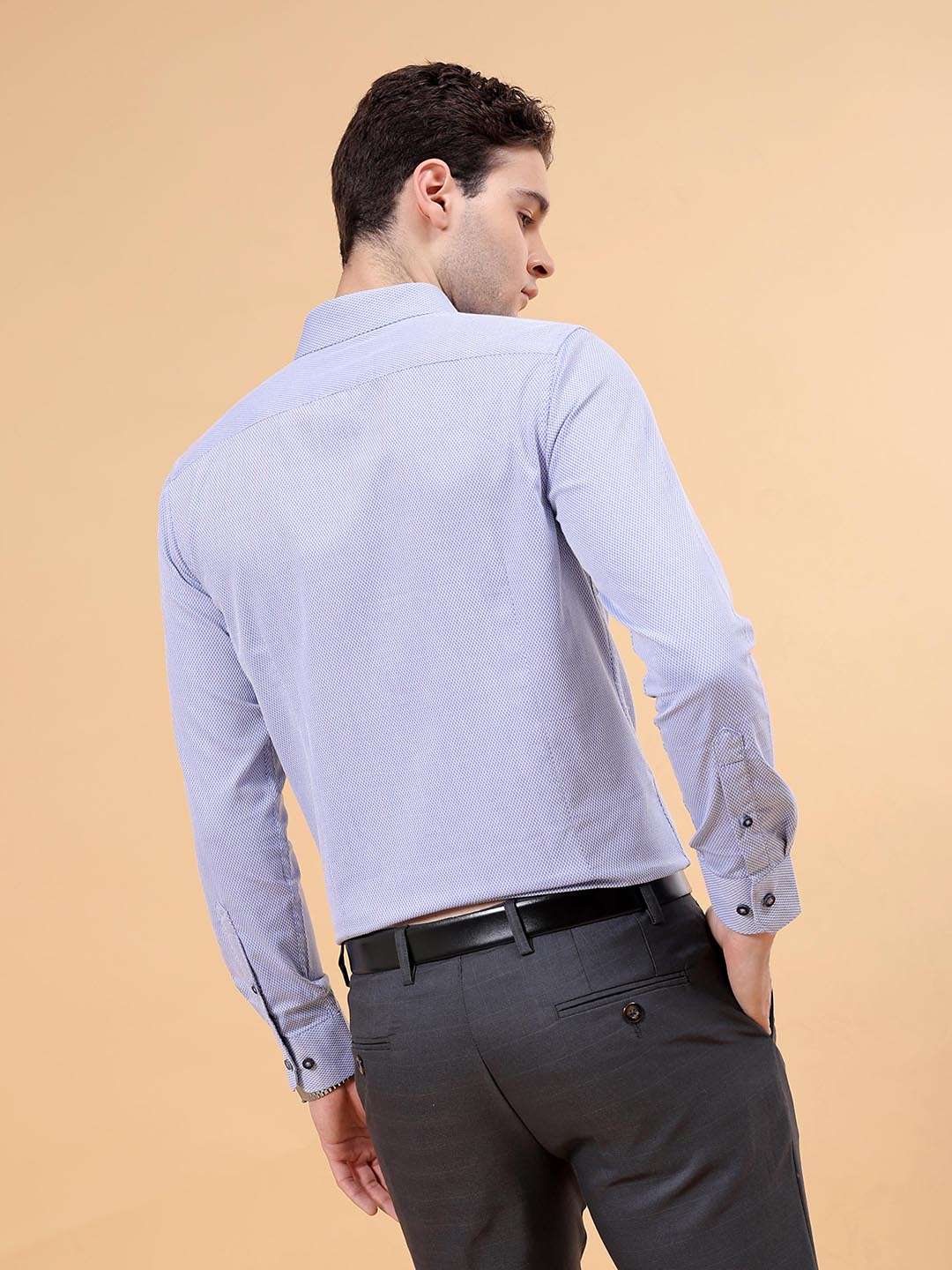 Shop Men Slim Fit Luxe Formal Shirt Online.