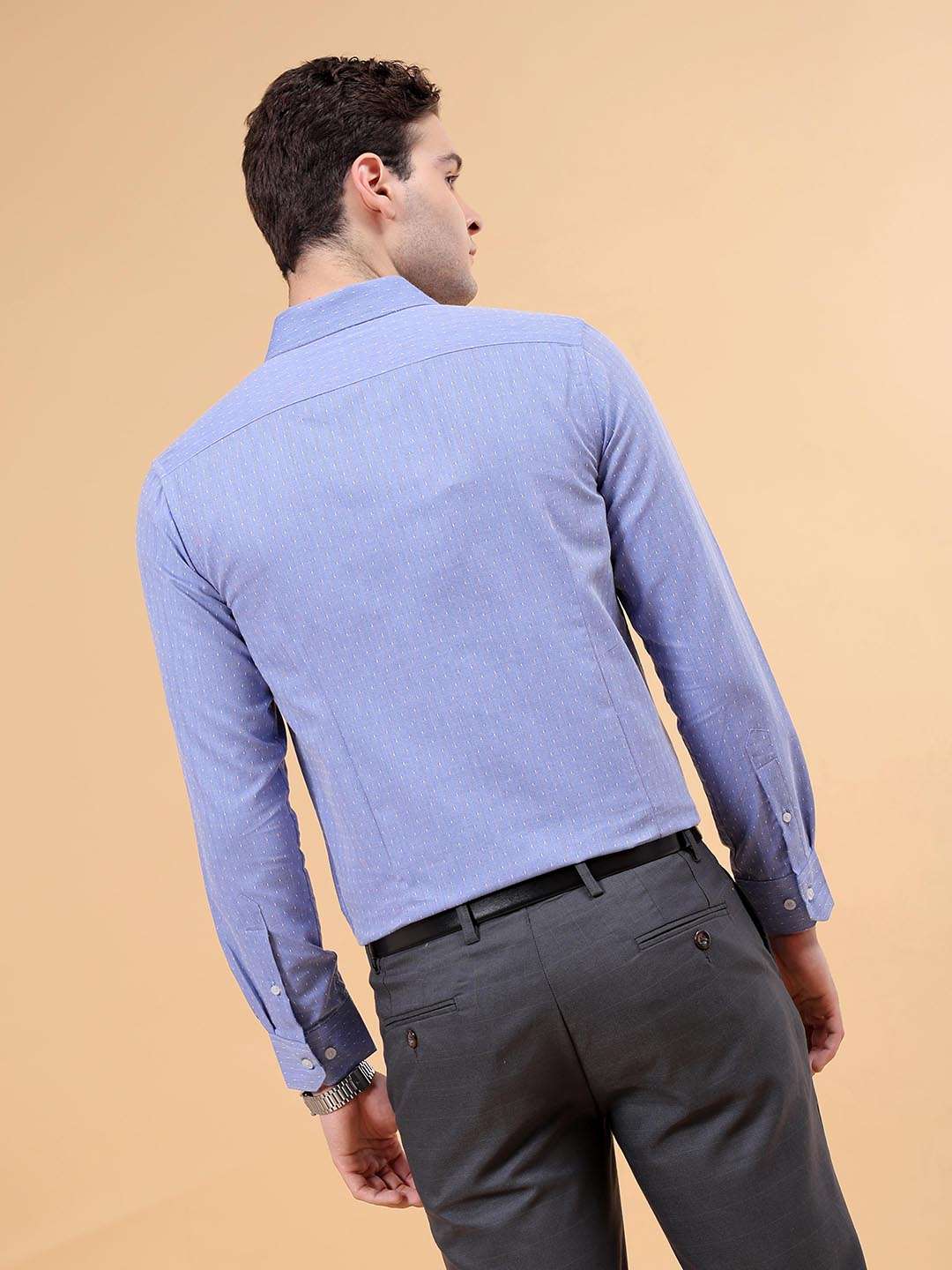 Shop Men Slim Fit Luxe Formal Shirt Online.