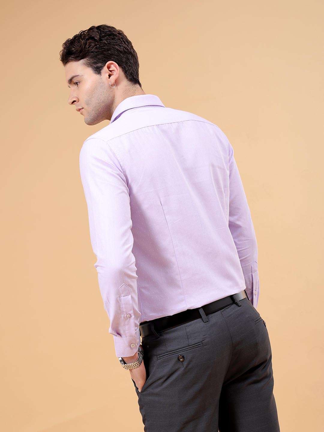 Shop Men Slim Fit Luxe Formal Shirt Online.