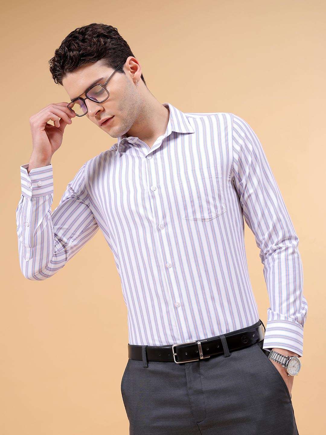 Shop Men Striped Shirt Online.