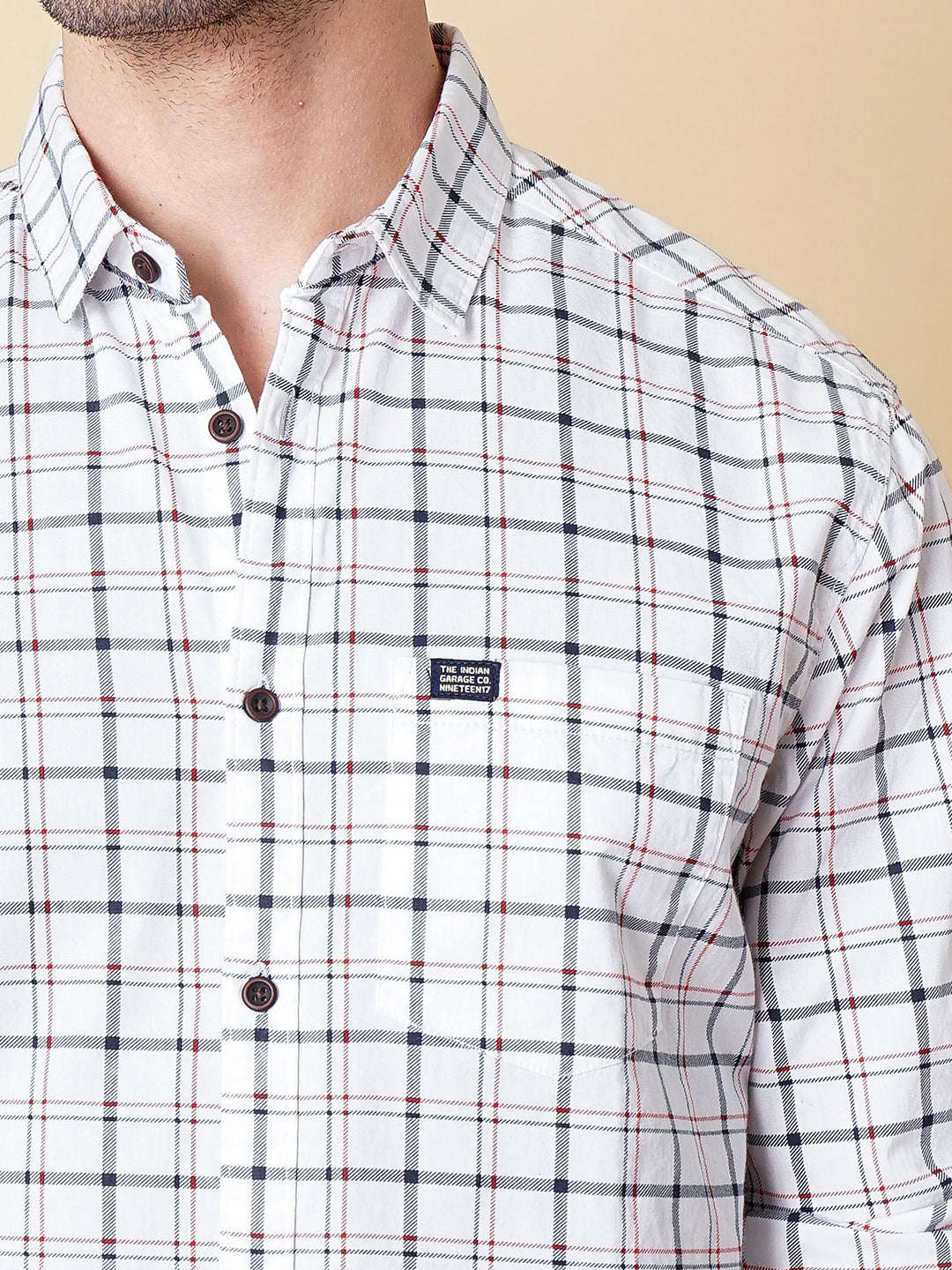 Shop Men Casual Check Shirt Online.