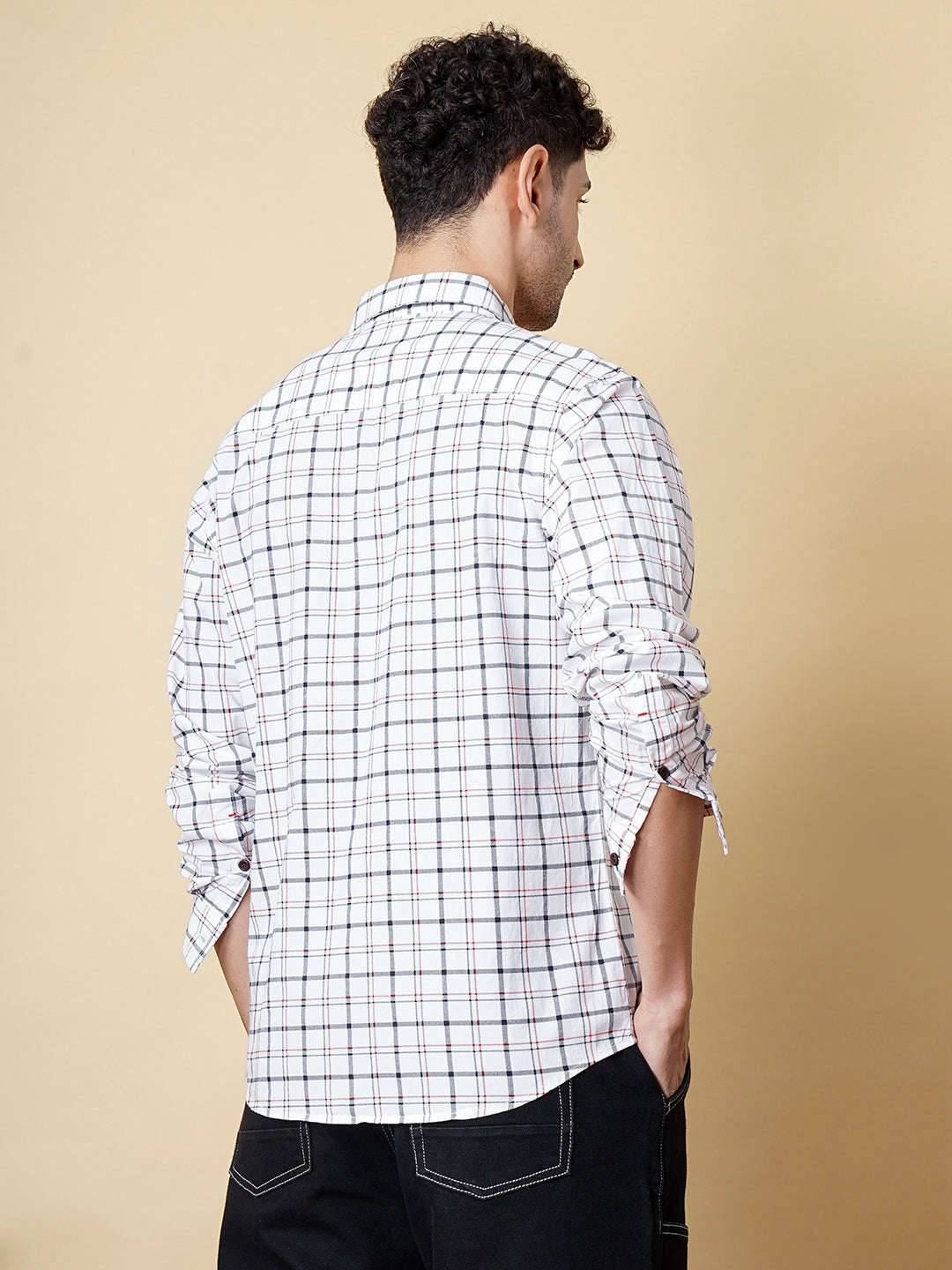 Shop Men Casual Check Shirt Online.