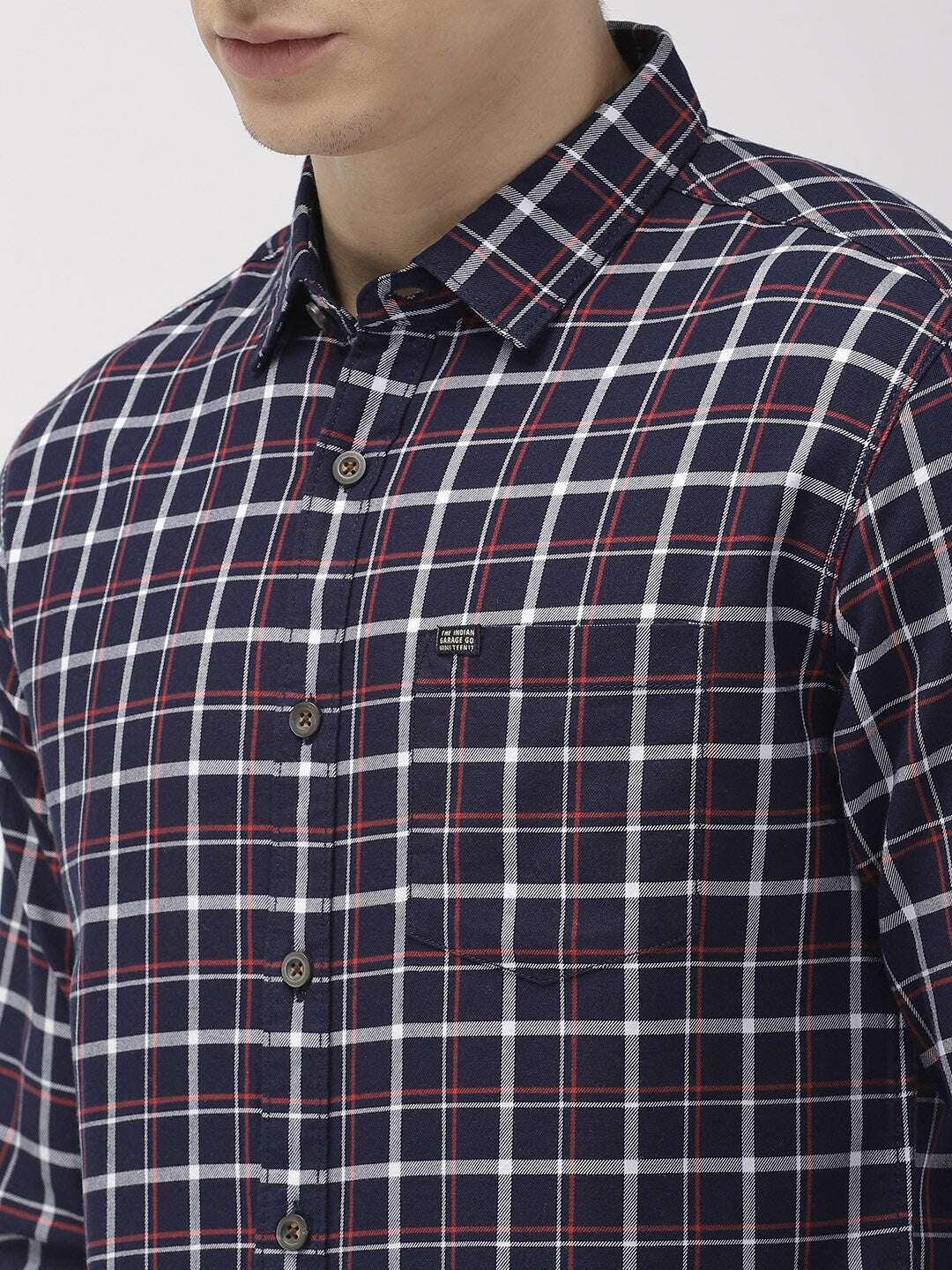 Shop Men Casual Check Shirt Online.