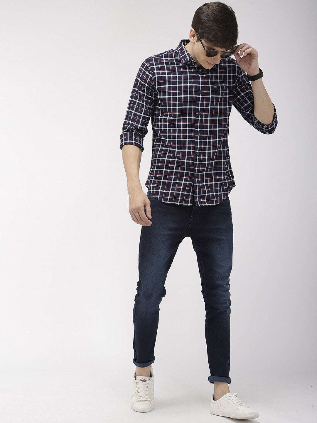 Shop Men Casual Check Shirt Online.