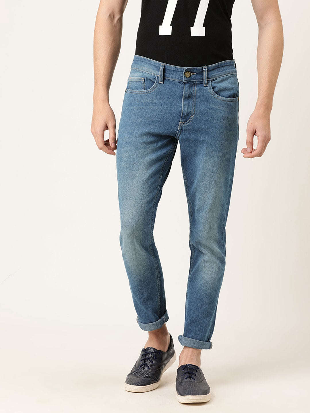 Shop Men Regular Jeans Online.