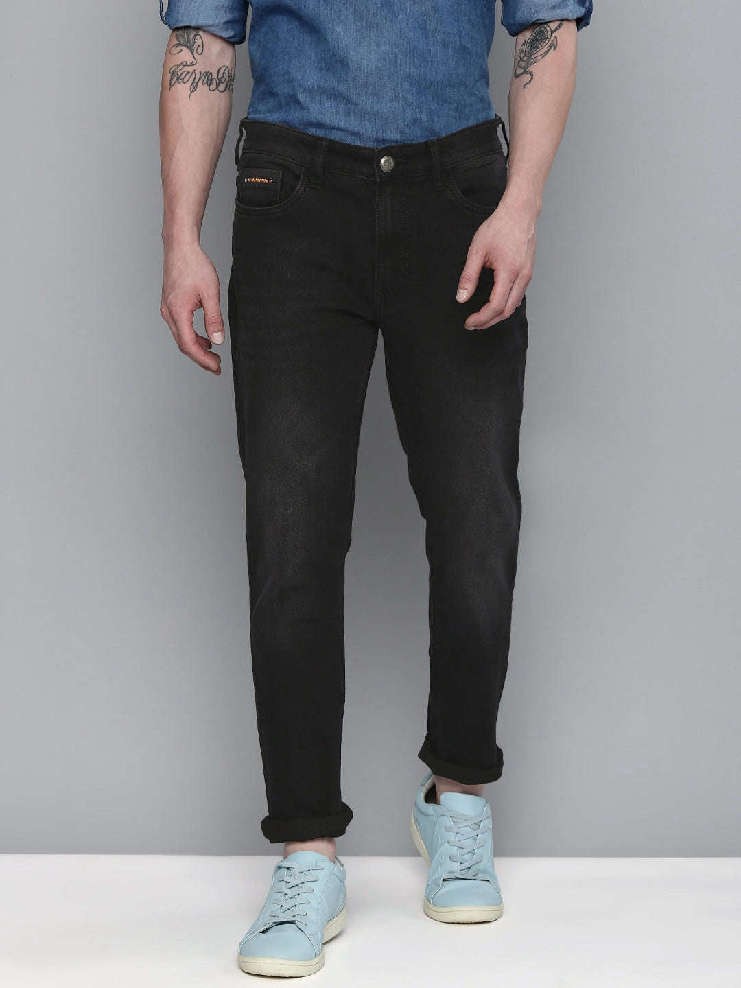 Shop Men Regular Jeans Online.