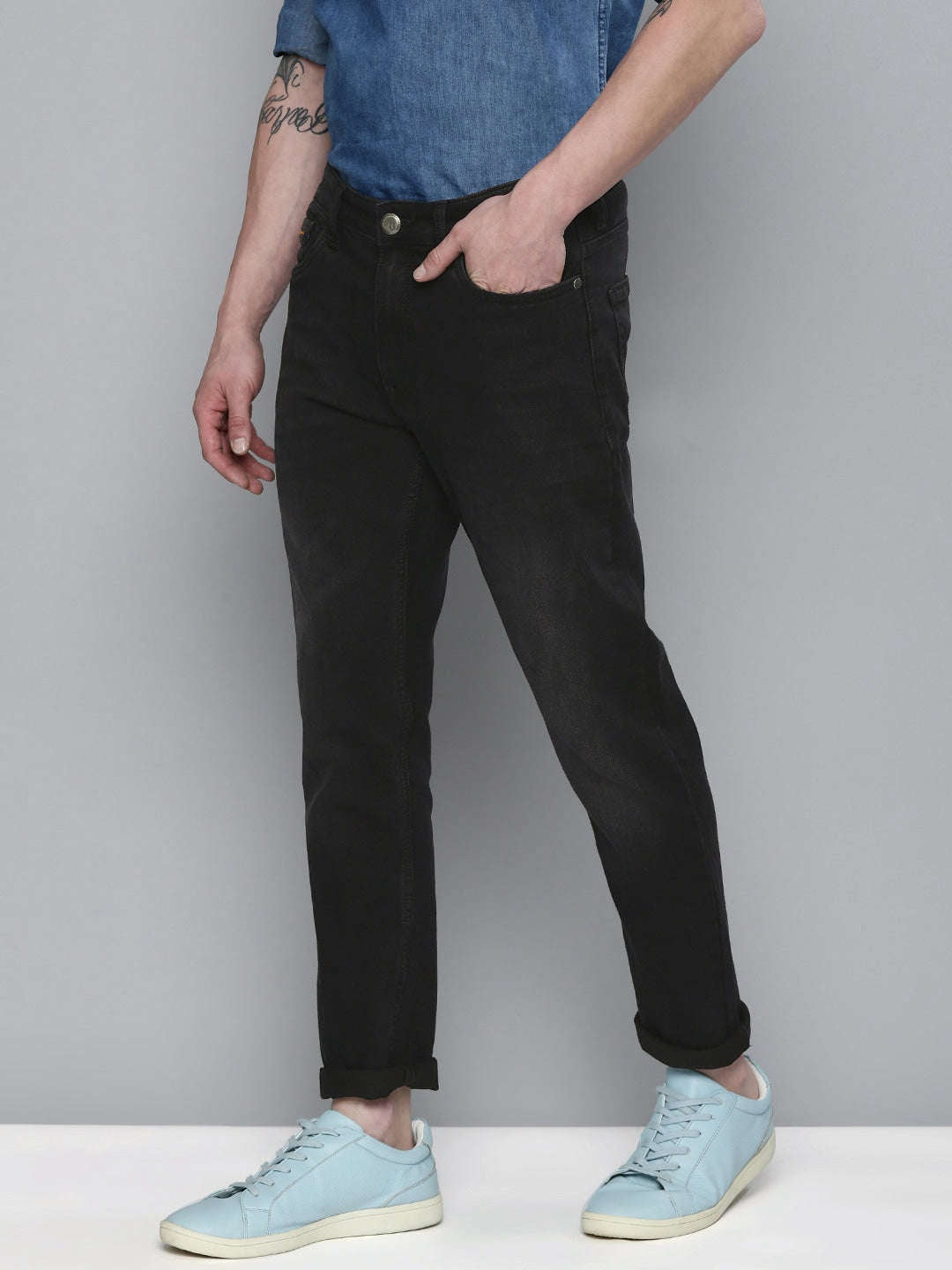 Shop Men Regular Jeans Online.