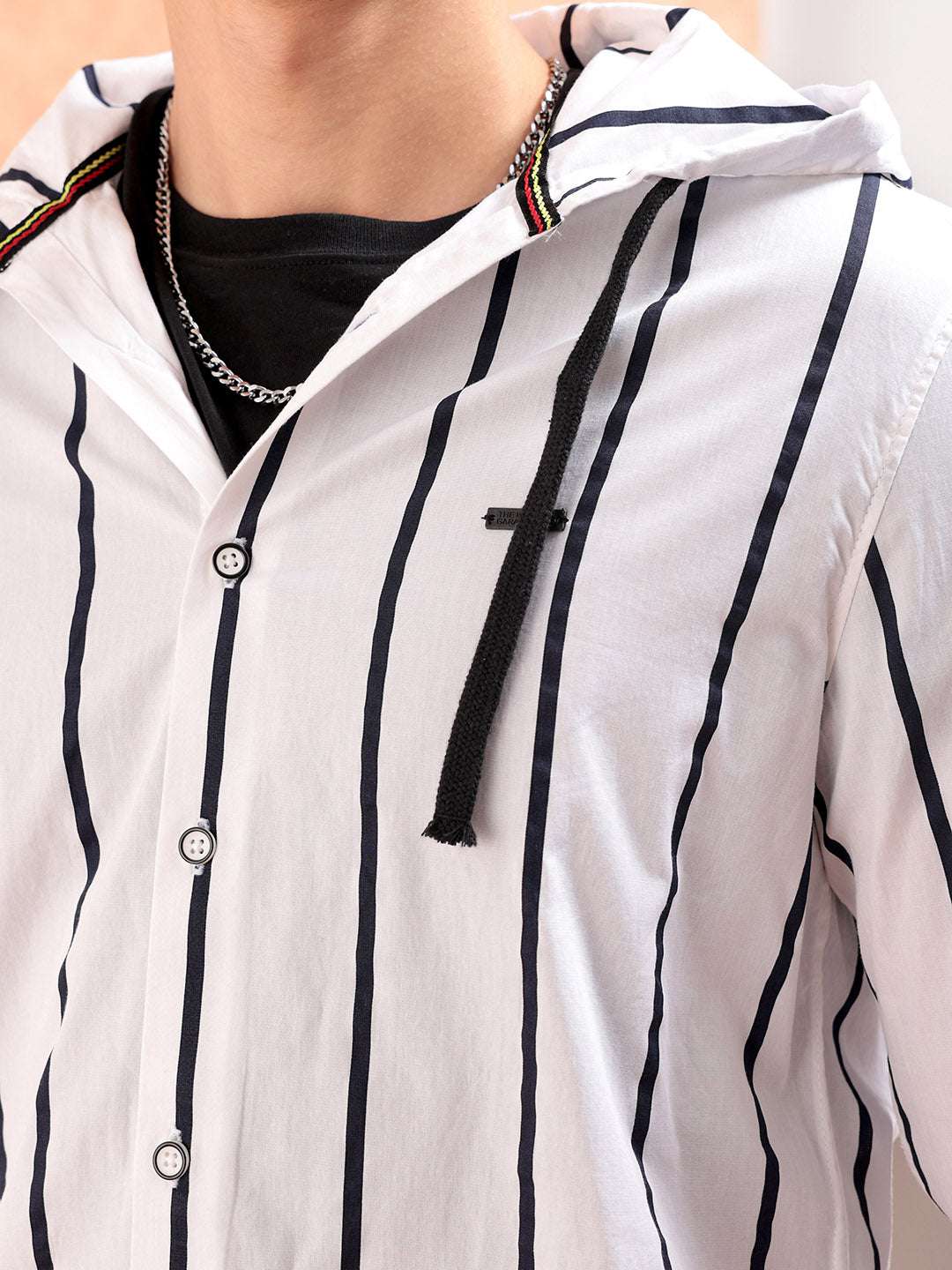 Shop Men's Striped Slim Fit Shirt Online.