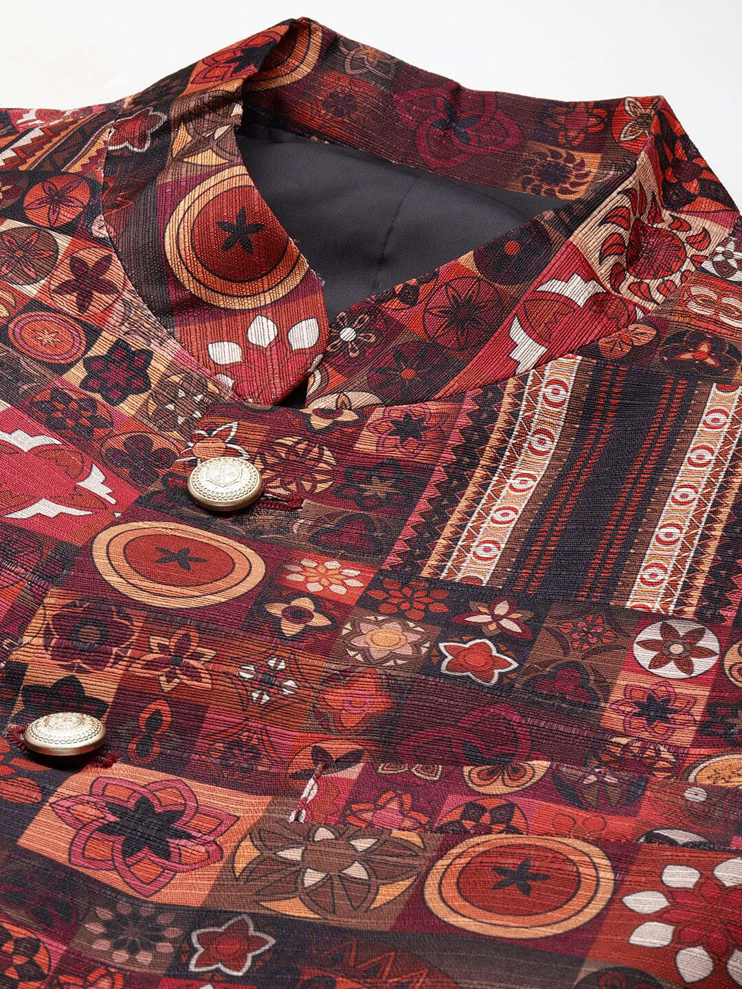 Shop Men's Printed Waistcoat Online.