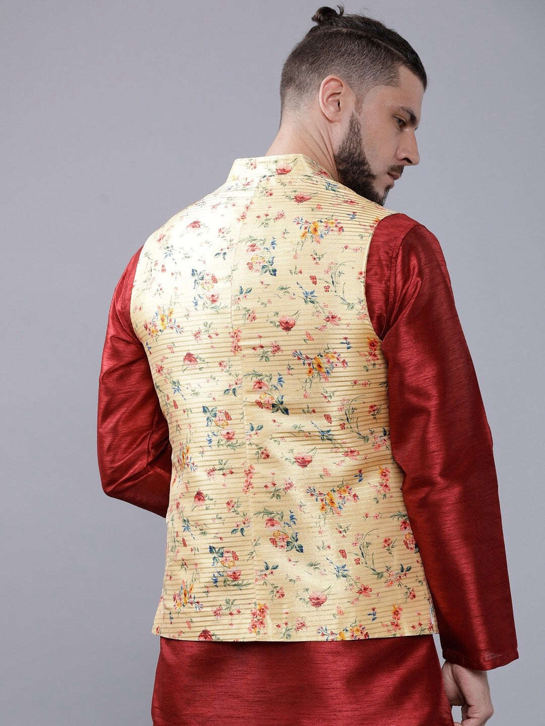 Shop Men's Floral Waistcoat Online.