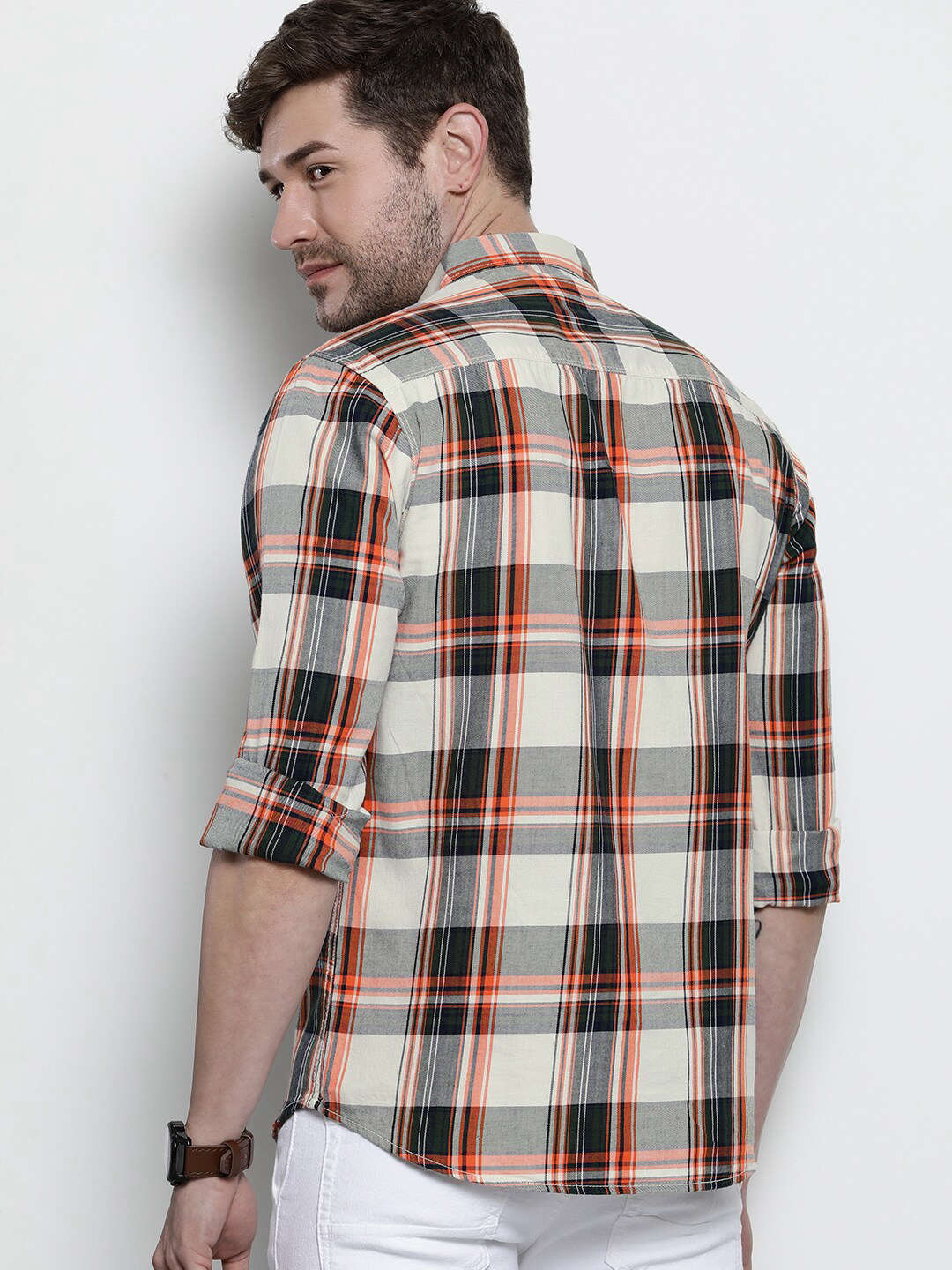 Shop Men Checkered Shirt Online.