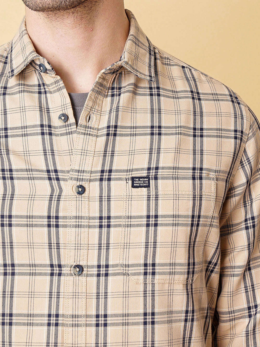 Shop Men Checks Shirt Online.