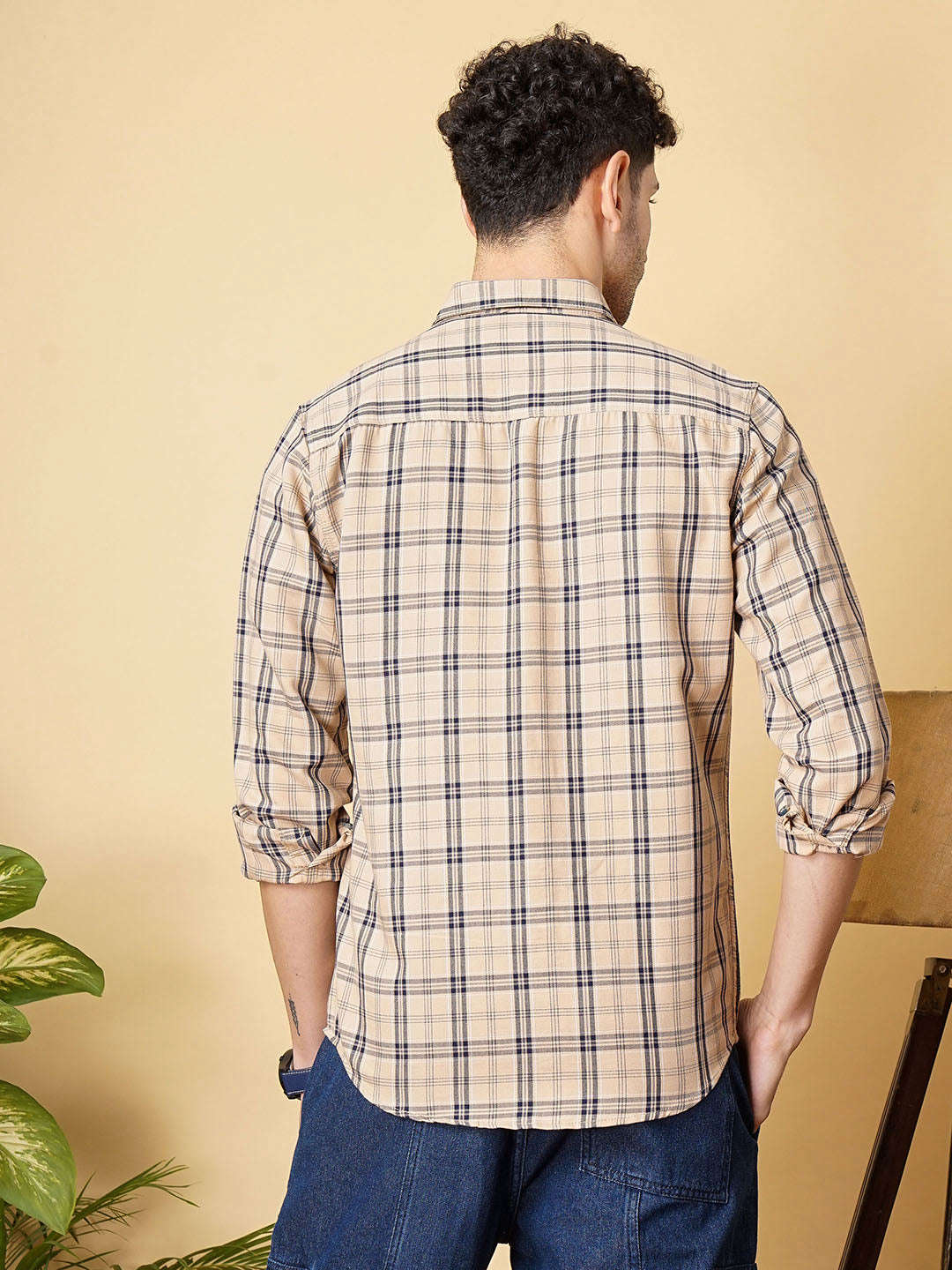 Shop Men Checks Shirt Online.