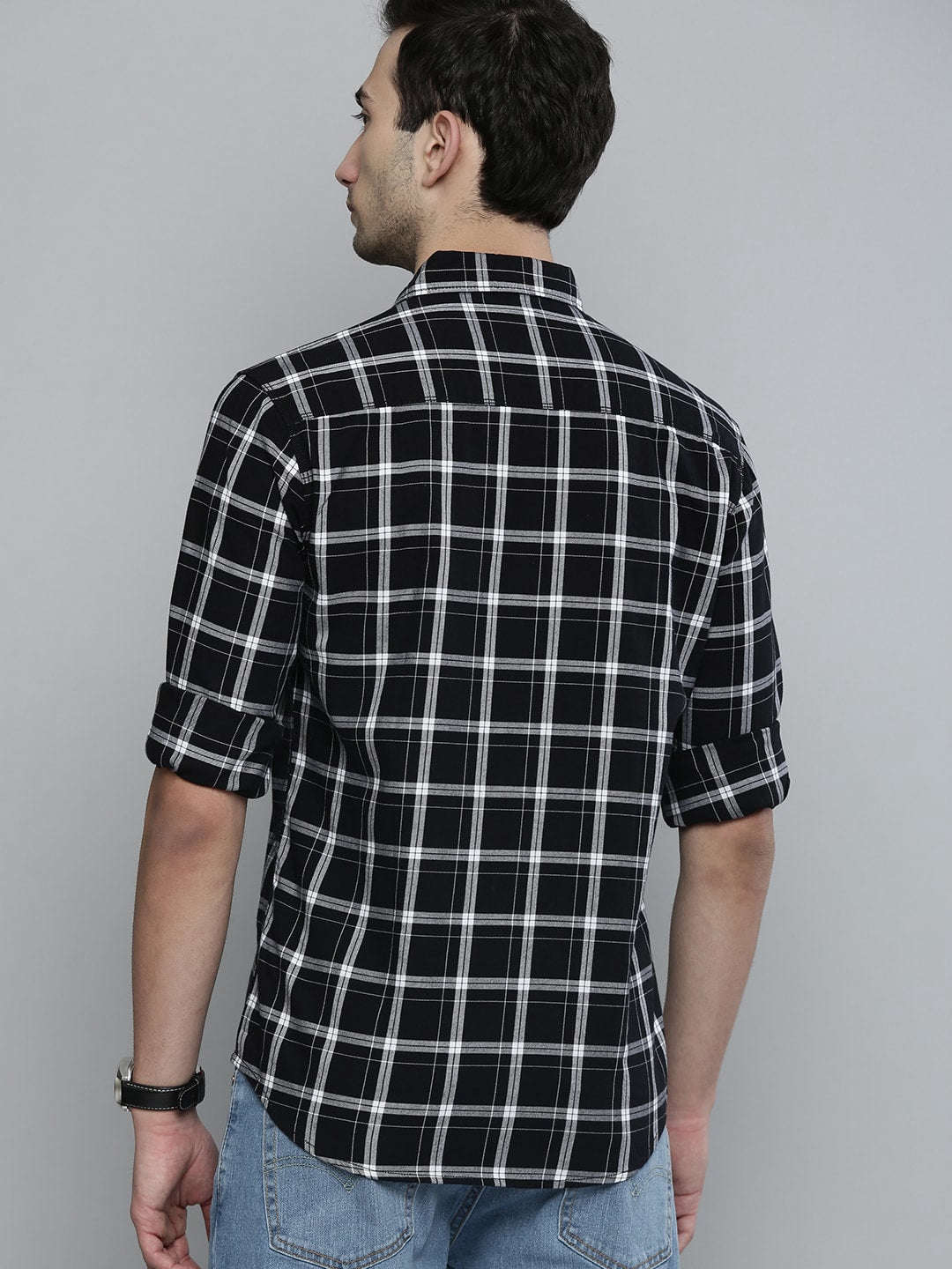 Shop Men Checks Shirt Online.