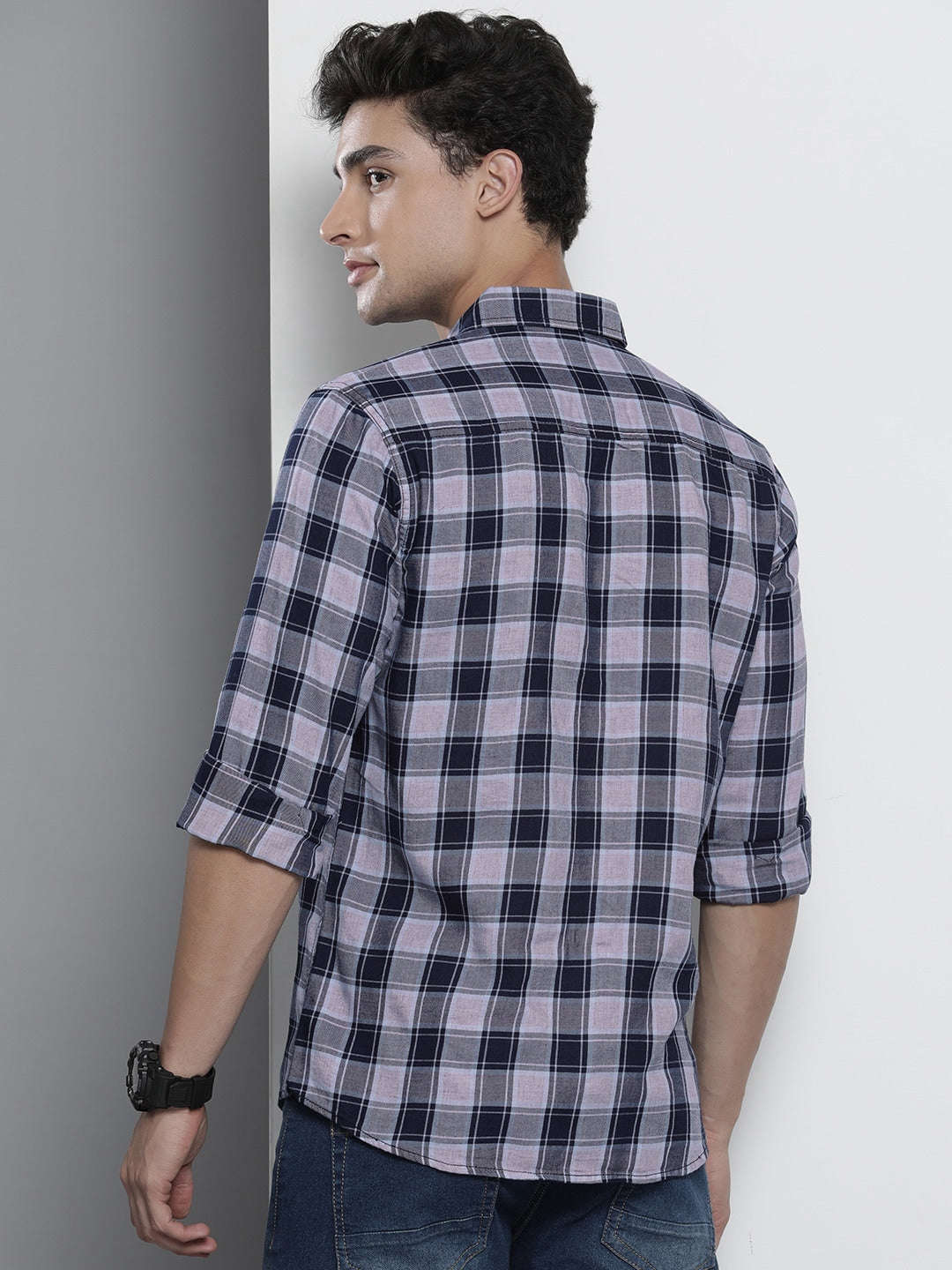 Shop Men Checks Shirt Online.