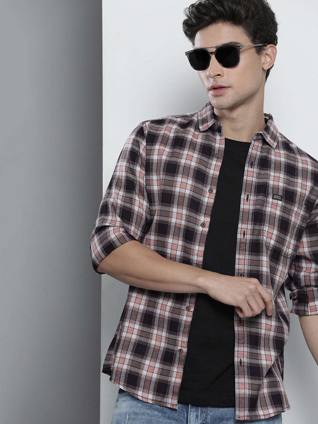 Shop Men Checks Shirt Online.