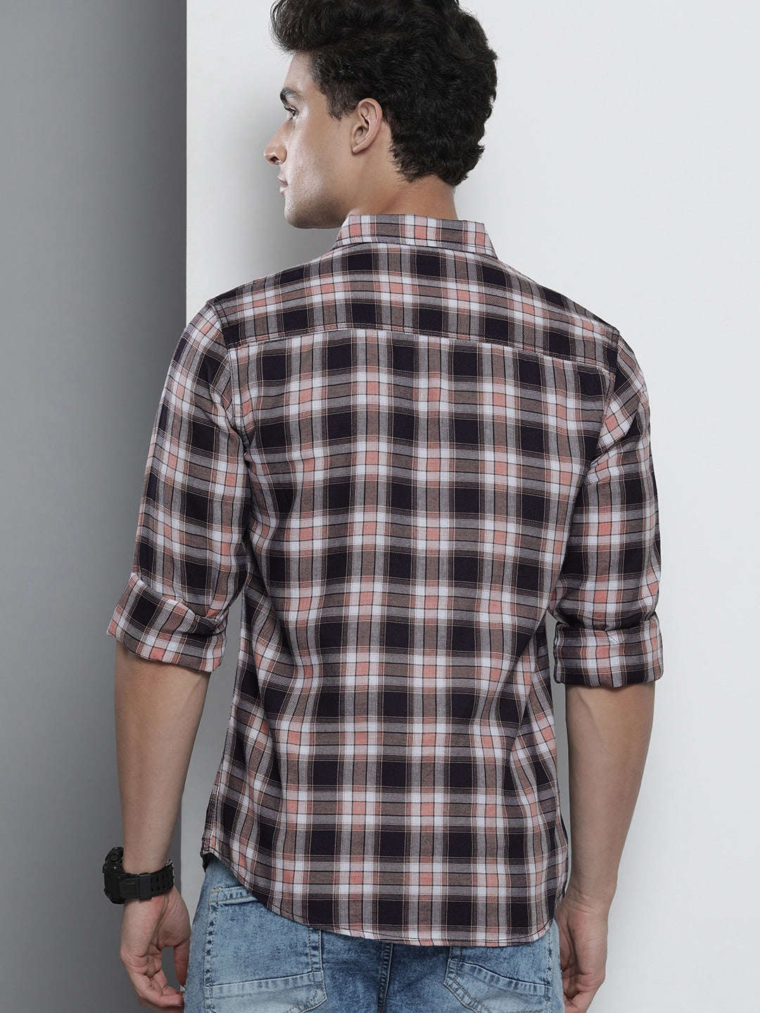 Shop Men Checks Shirt Online.