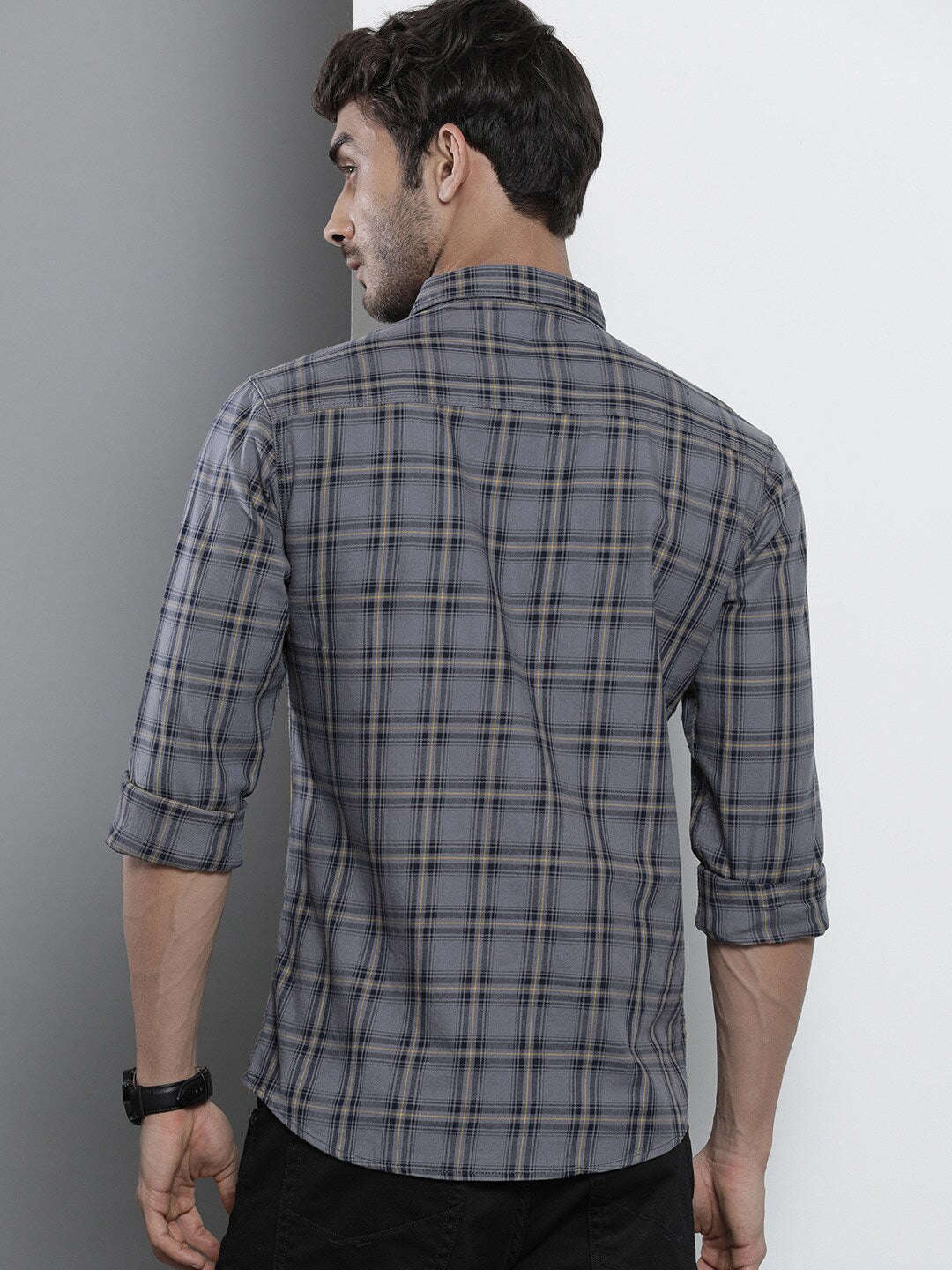 Shop Men Checks Shirt Online.