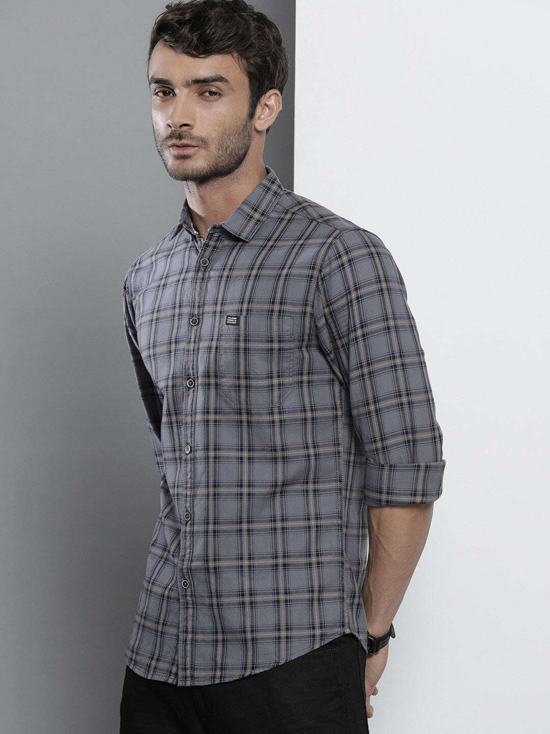 Shop Men Checks Shirt Online.