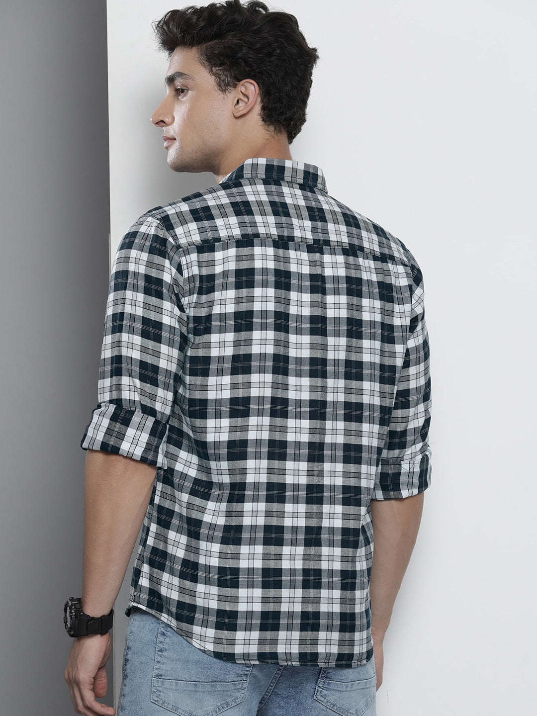 Shop Men Checks Shirt Online.