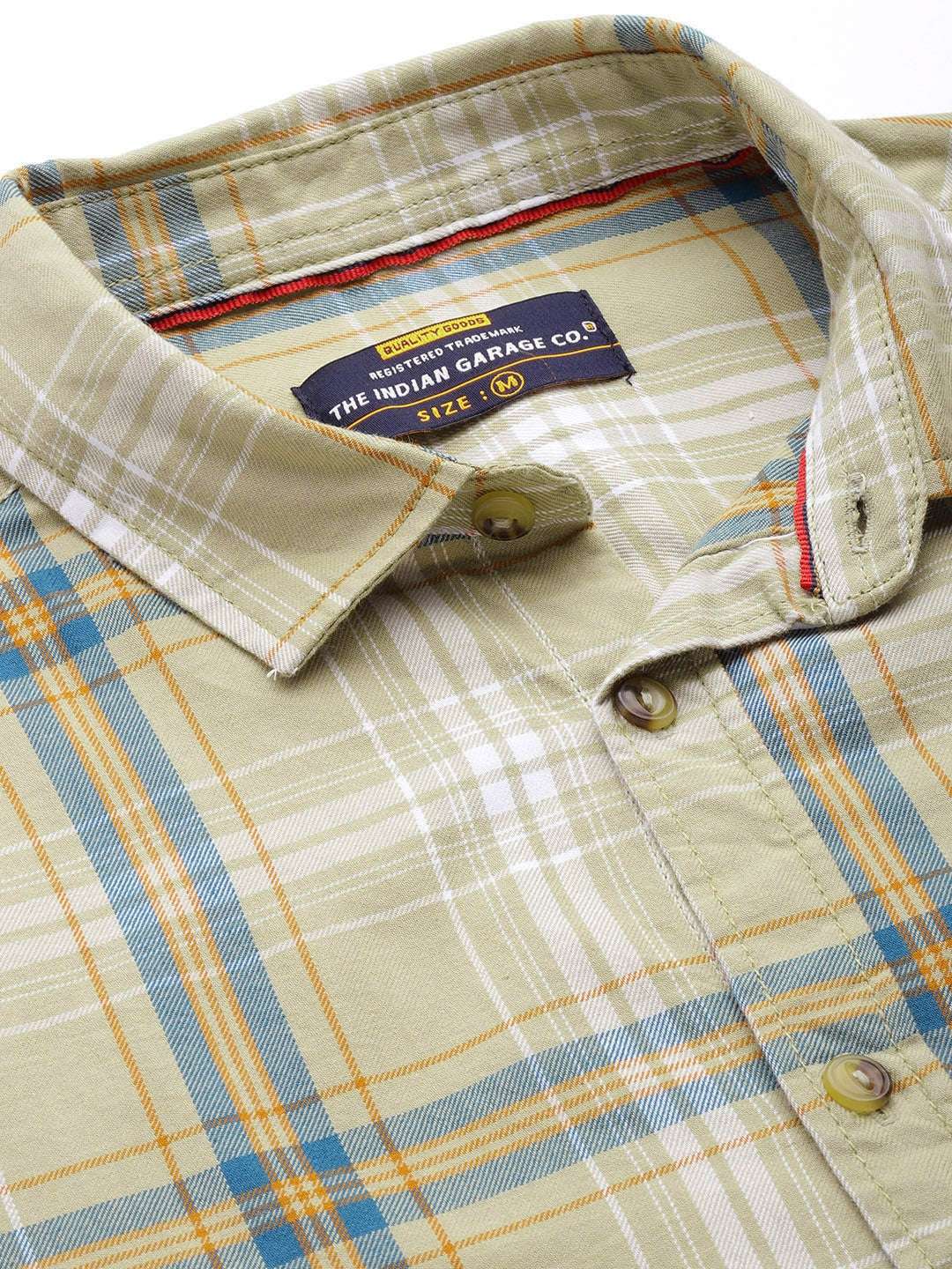 Shop Men's Checked Slim Fit Shirt Online.