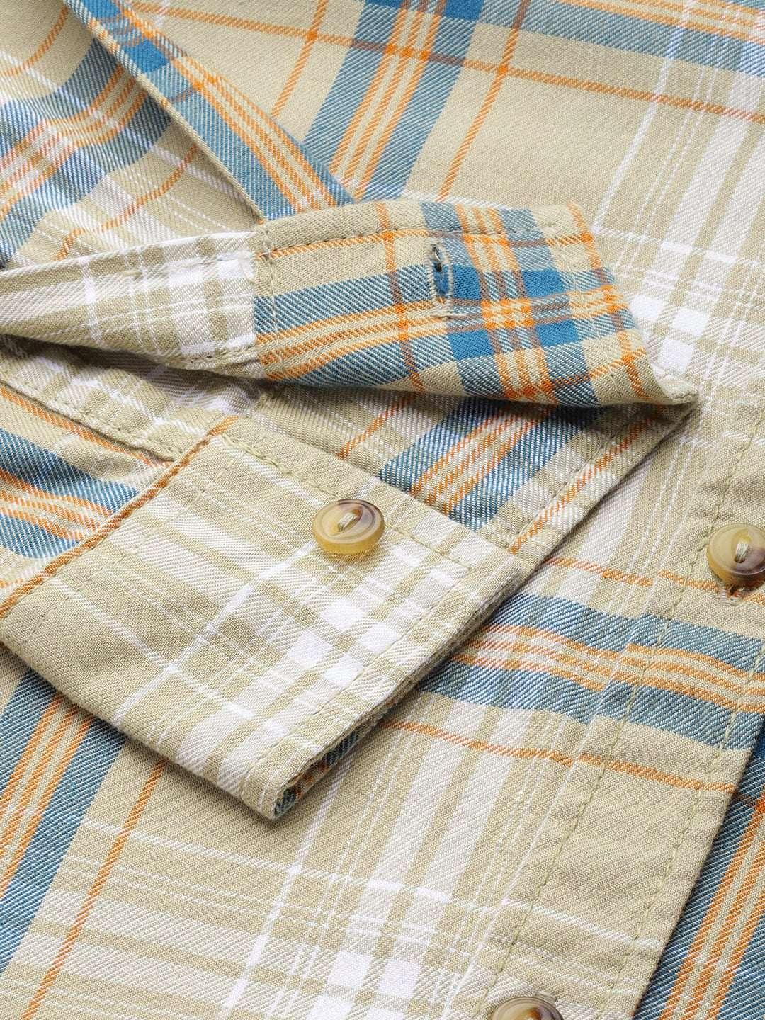 Shop Men's Checked Slim Fit Shirt Online.