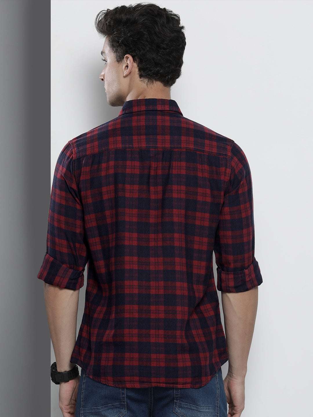 Shop Men Checks Shirt Online.