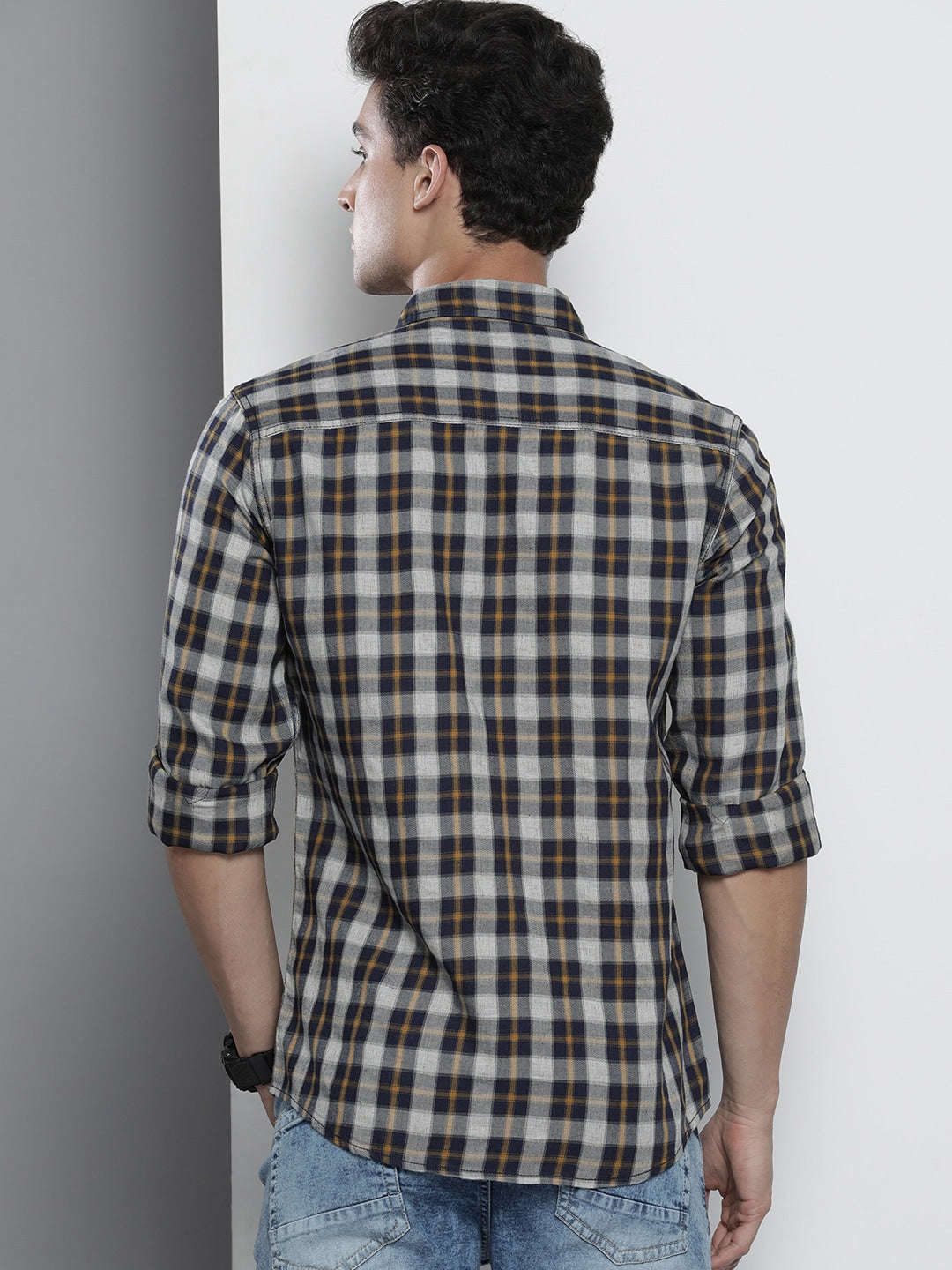 Shop Men Checks Shirt Online.