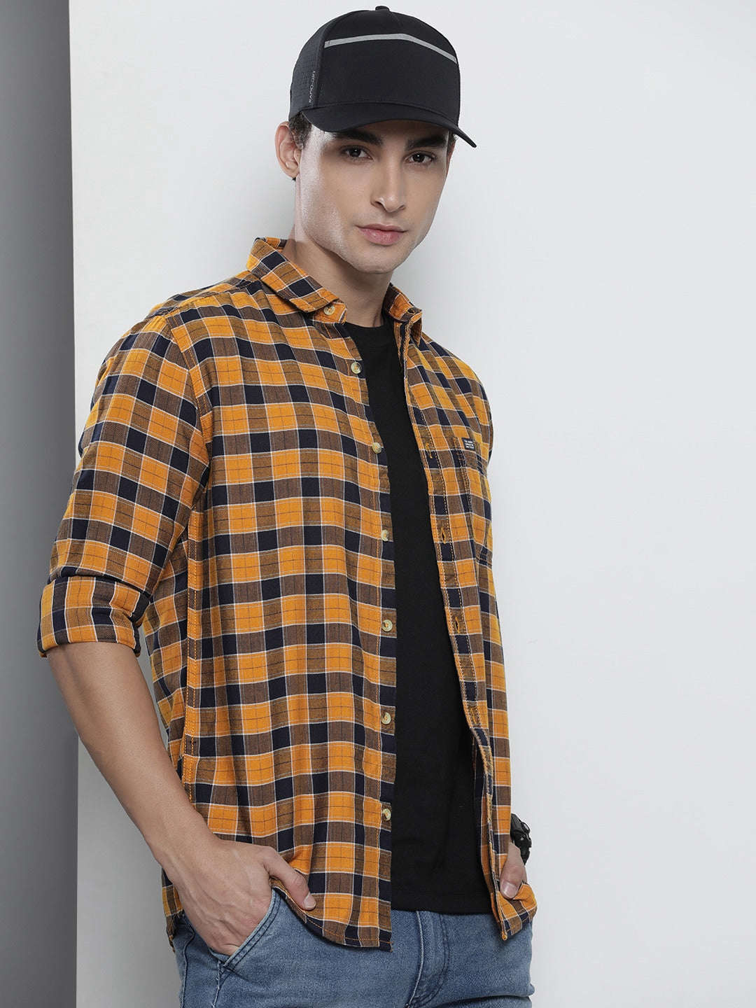 Shop Men Checks Shirt Online.