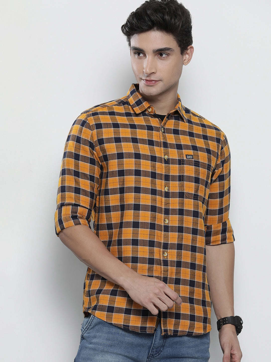 Shop Men Checks Shirt Online.