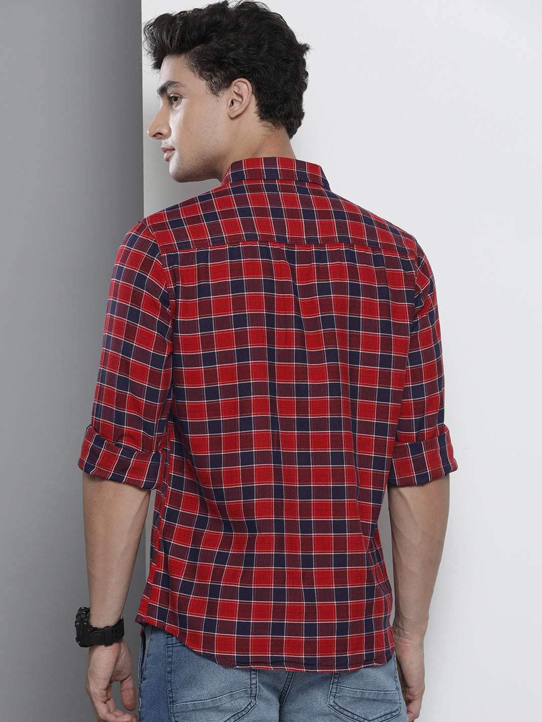 Shop Men Checks Shirt Online.