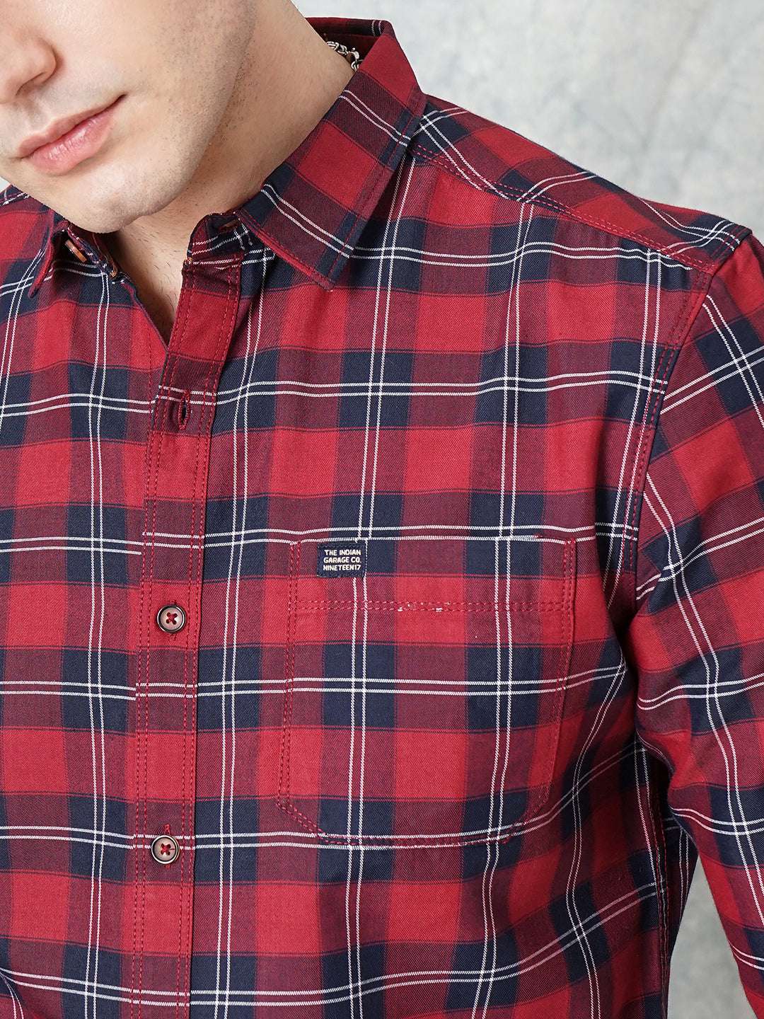 Shop Men Checks Shirt Online.